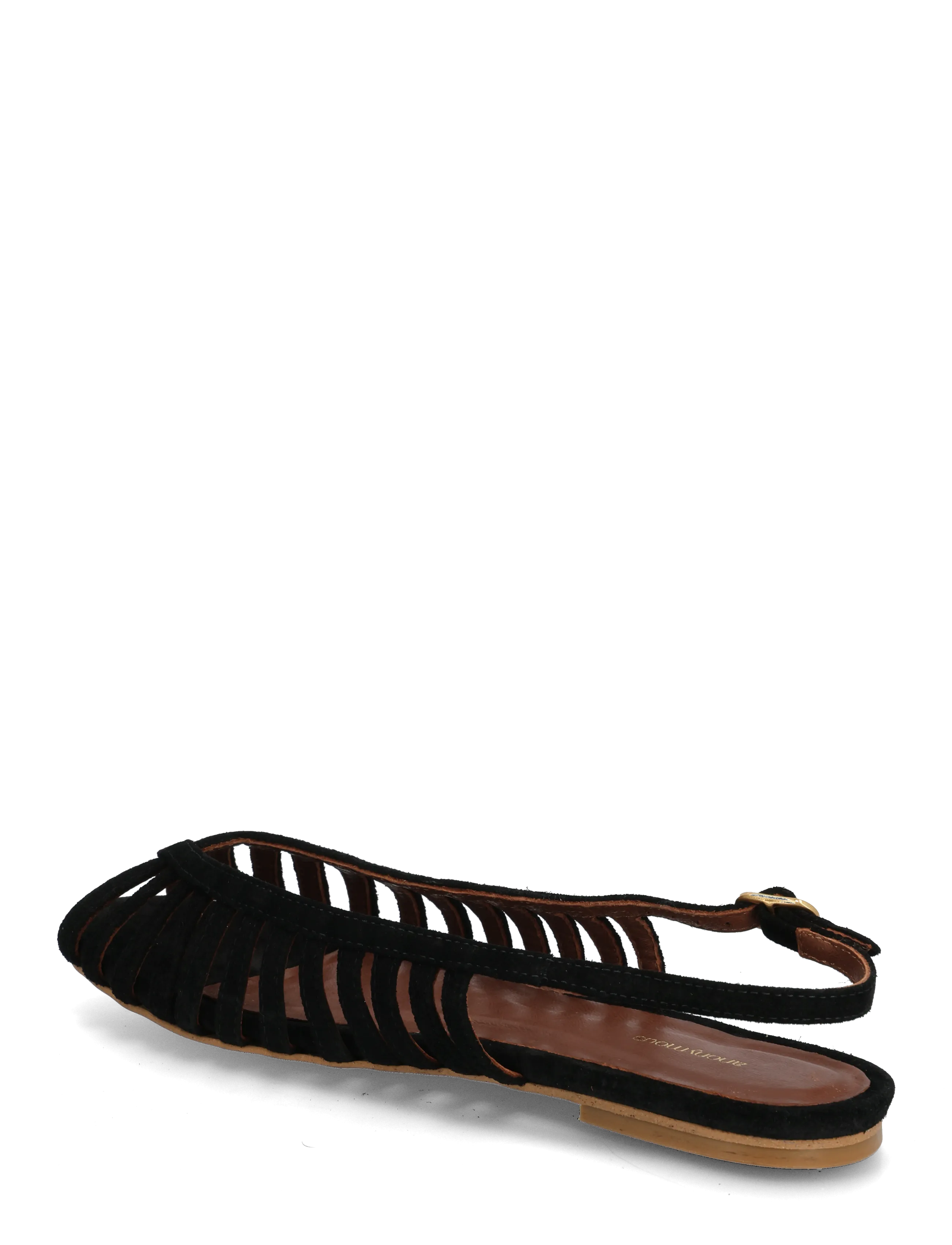 Anonymous Copenhagen - Carminho 10 - flat sandals - calf suede black - 2