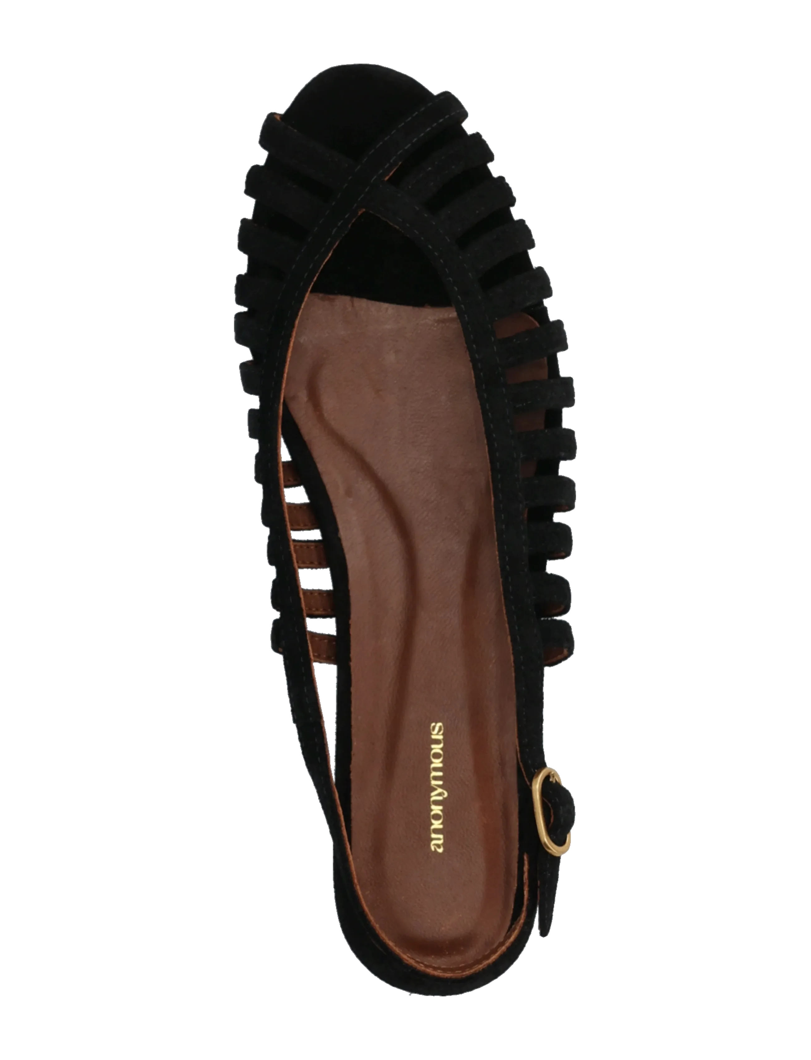 Anonymous Copenhagen - Carminho 10 - flat sandals - calf suede black - 3