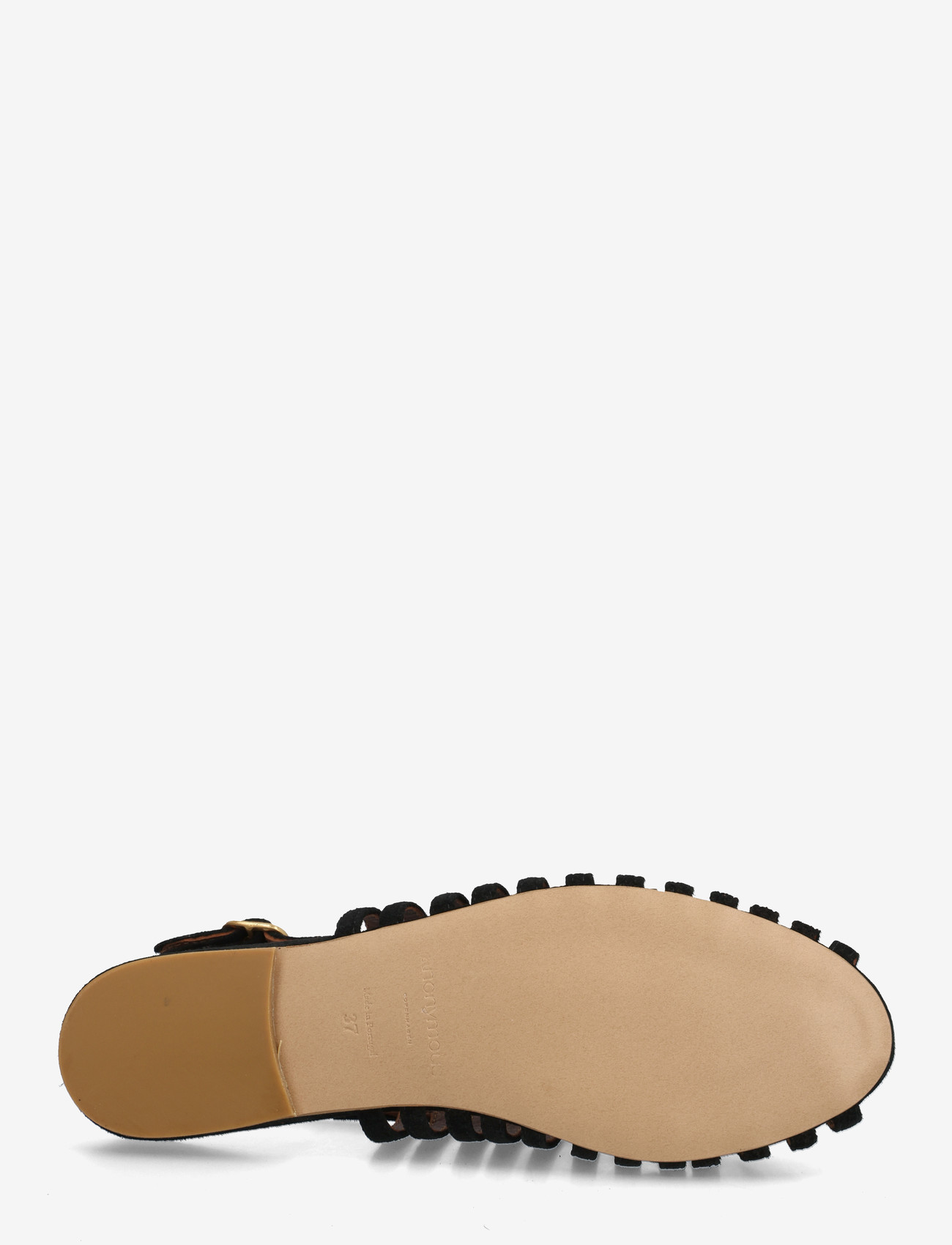 Anonymous Copenhagen - Carminho 10 - flade sandaler - calf suede black - 4