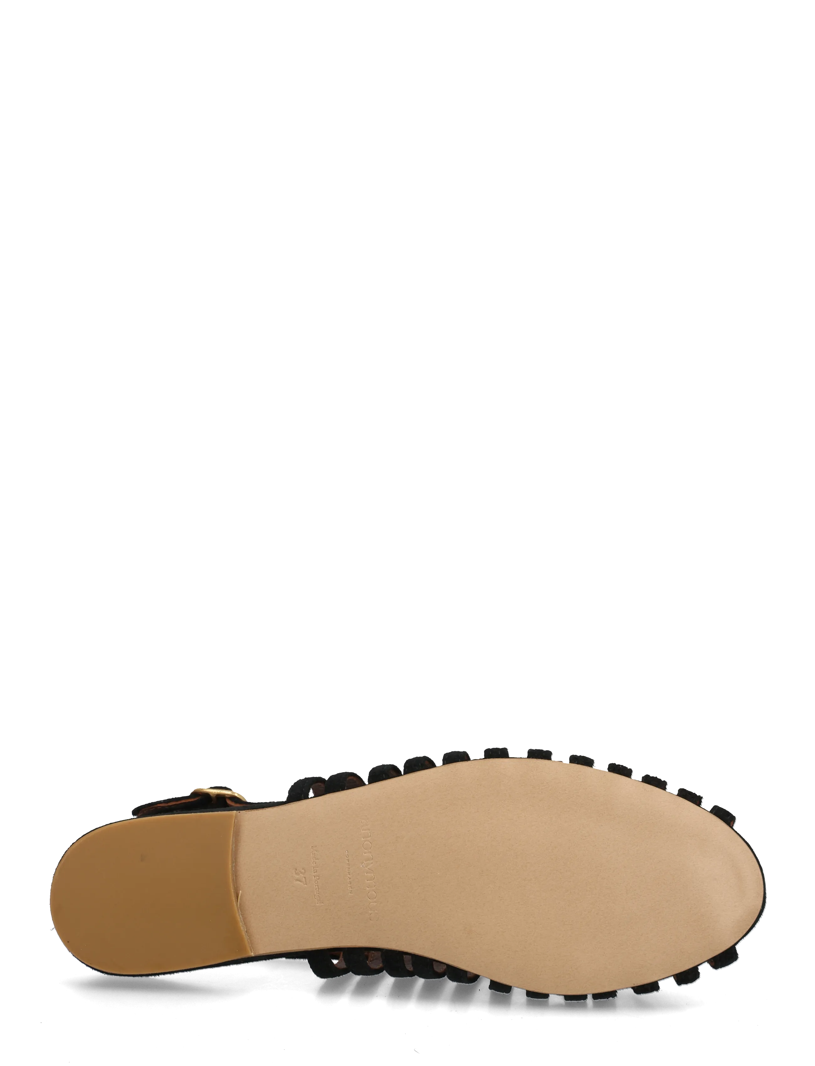 Anonymous Copenhagen - Carminho 10 - flat sandals - calf suede black - 4