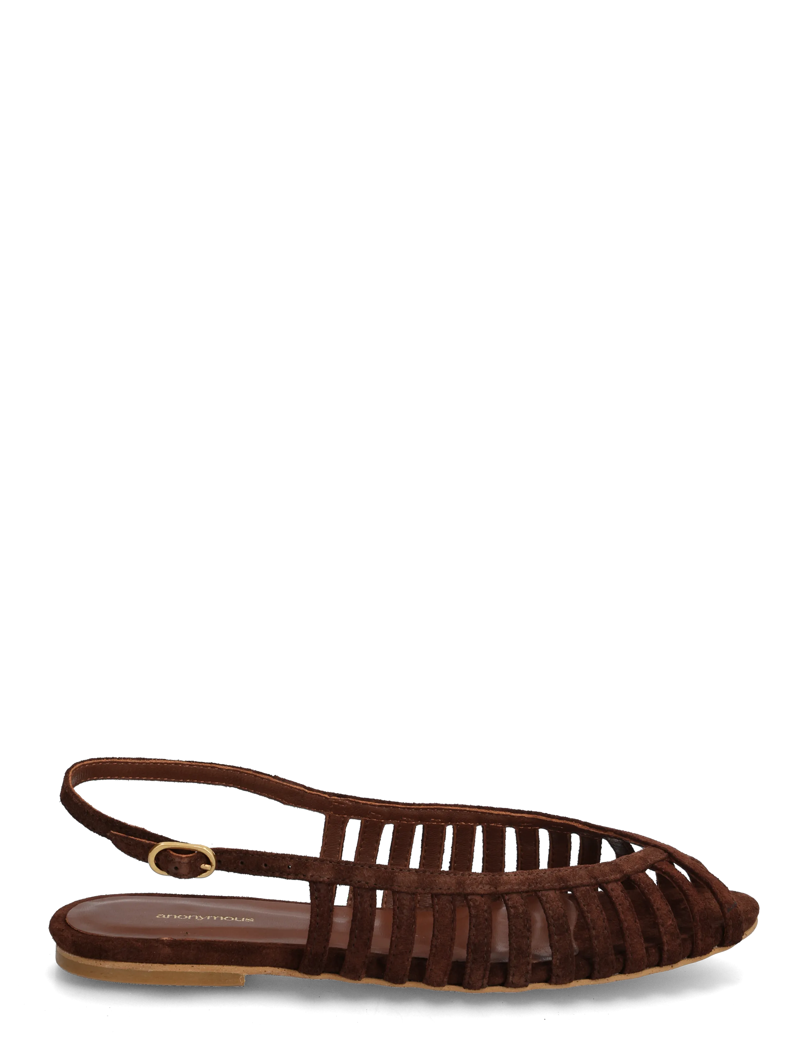 Anonymous Copenhagen - Carminho 10 - kontsata sandaalid - calf suede chocolate - 1
