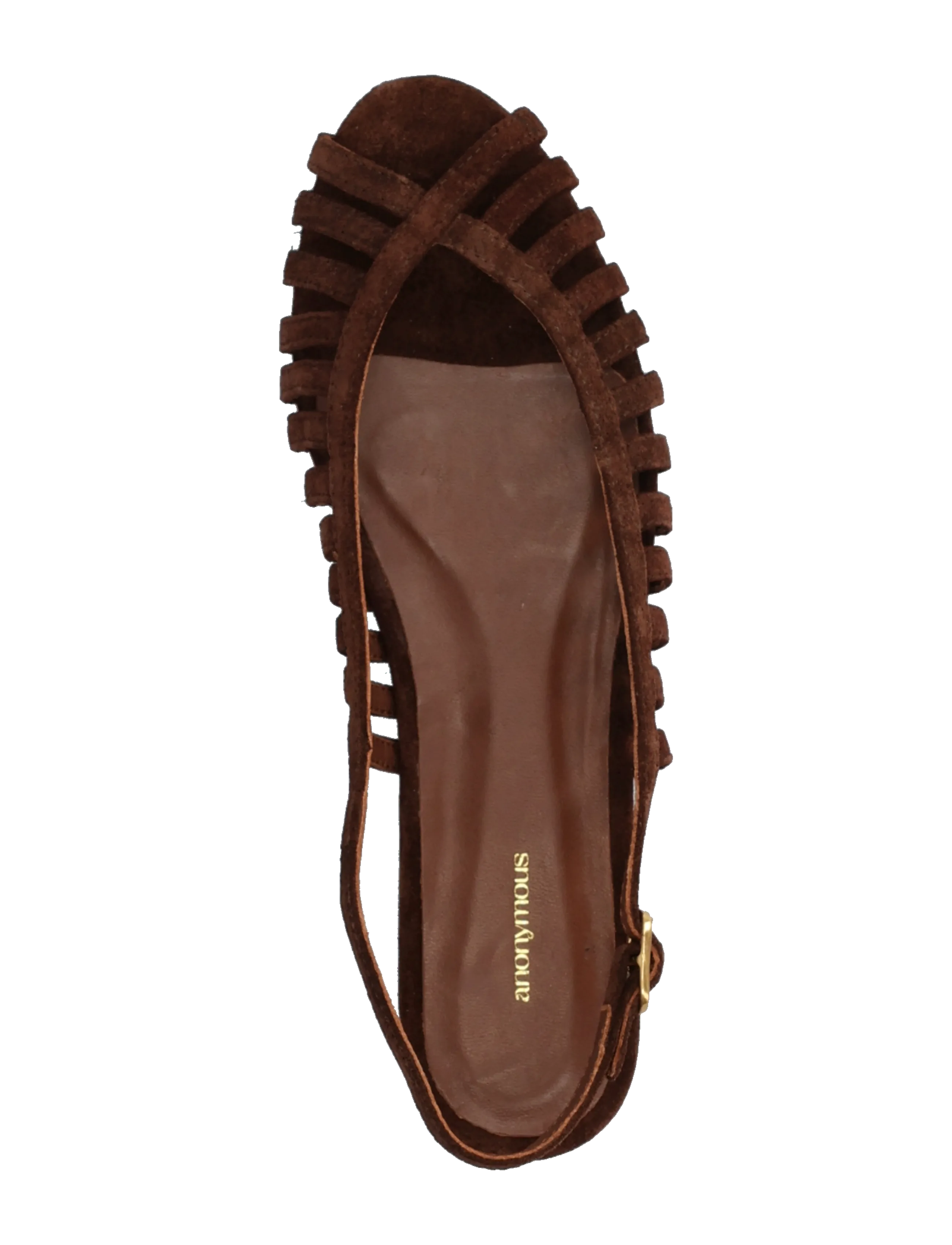 Anonymous Copenhagen - Carminho 10 - kontsata sandaalid - calf suede chocolate - 3