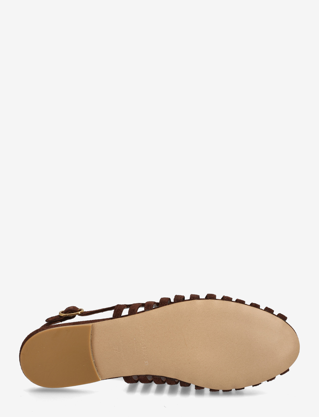 Anonymous Copenhagen - Carminho 10 - flat sandals - calf suede chocolate - 4