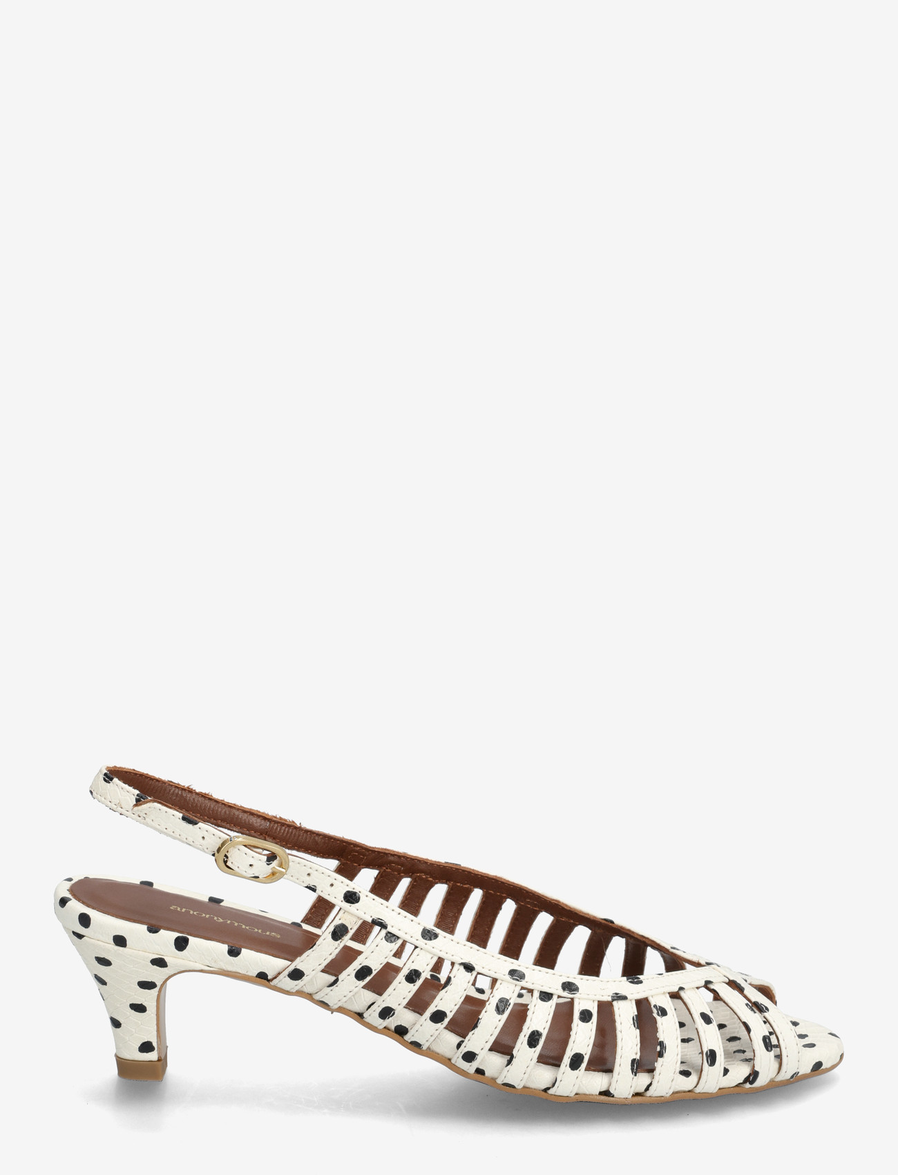 Anonymous Copenhagen - Carminho 40 stiletto - konfirmation - spotted snake calf white sand - 1