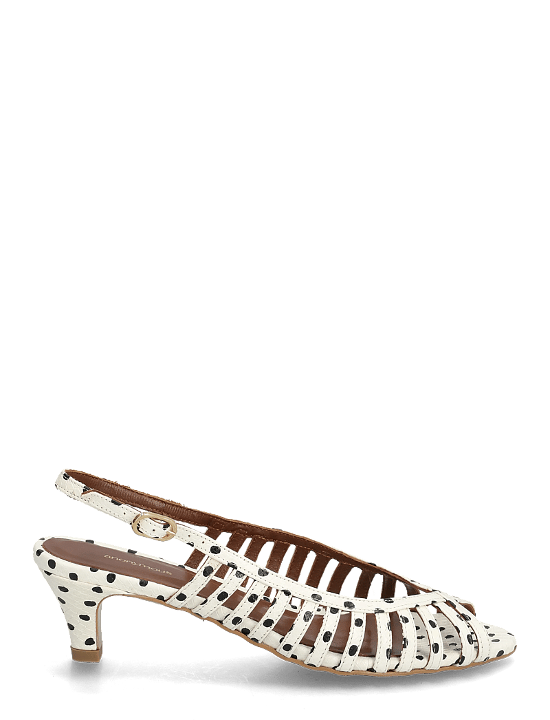 Anonymous Copenhagen - Carminho 40 stiletto - konfirmation - spotted snake calf white sand - 1