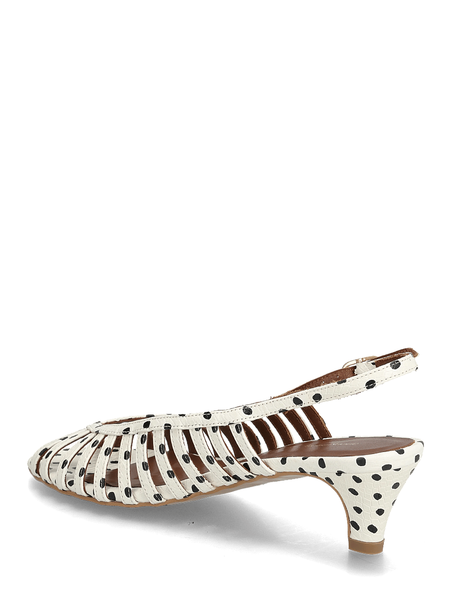 Anonymous Copenhagen - Carminho 40 stiletto - confirmation - spotted snake calf white sand - 2