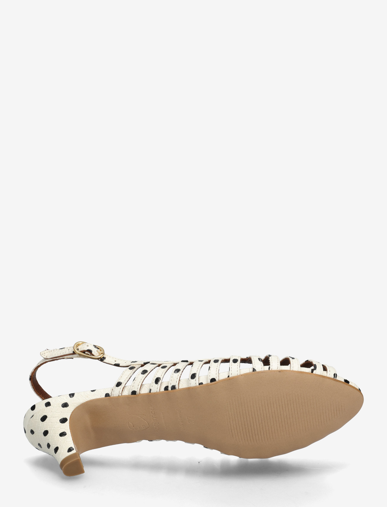 Anonymous Copenhagen - Carminho 40 stiletto - konfirmation - spotted snake calf white sand - 4