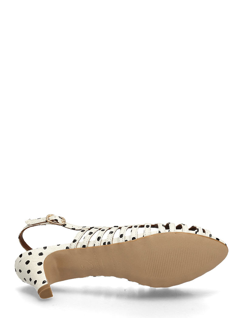 Anonymous Copenhagen - Carminho 40 stiletto - konfirmation - spotted snake calf white sand - 4