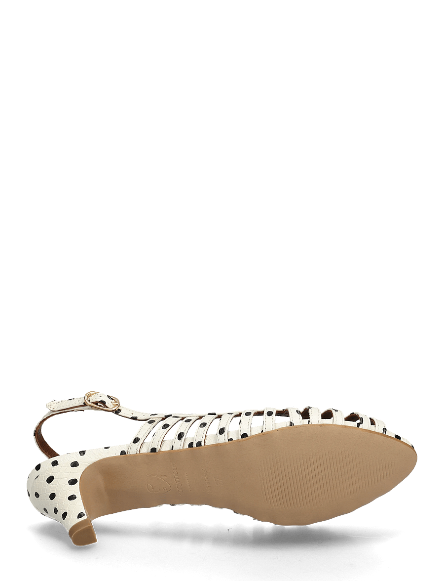 Anonymous Copenhagen - Carminho 40 stiletto - confirmation - spotted snake calf white sand - 4