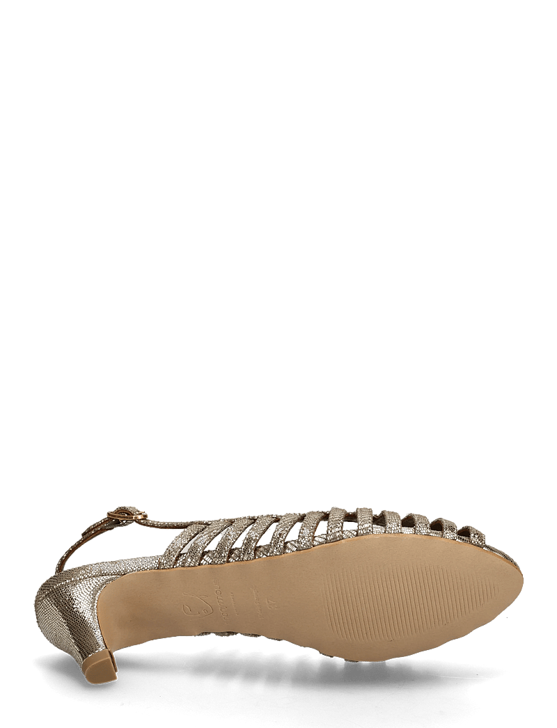 Anonymous Copenhagen - Carminho 40 stiletto - confirmation - lizard metallic goat vintage champagne - 4