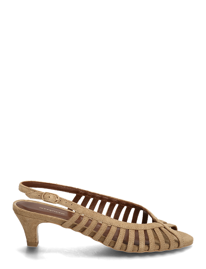 Anonymous Copenhagen - Carminho 40 stiletto - konfirmation - calf suede scirocco - 1