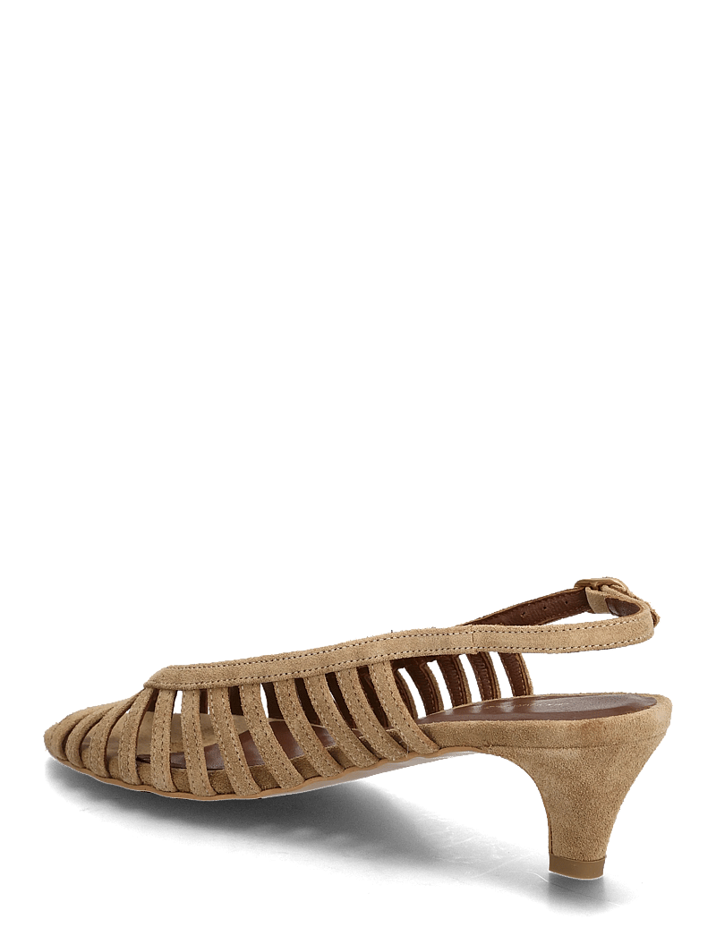 Anonymous Copenhagen - Carminho 40 stiletto - högklackade slingbacks - calf suede scirocco - 2