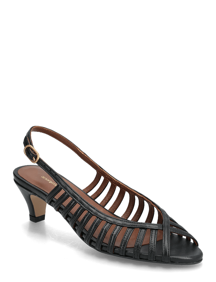 Anonymous Copenhagen - Carminho 40 stiletto - konfirmation - shiny lamb black - 0