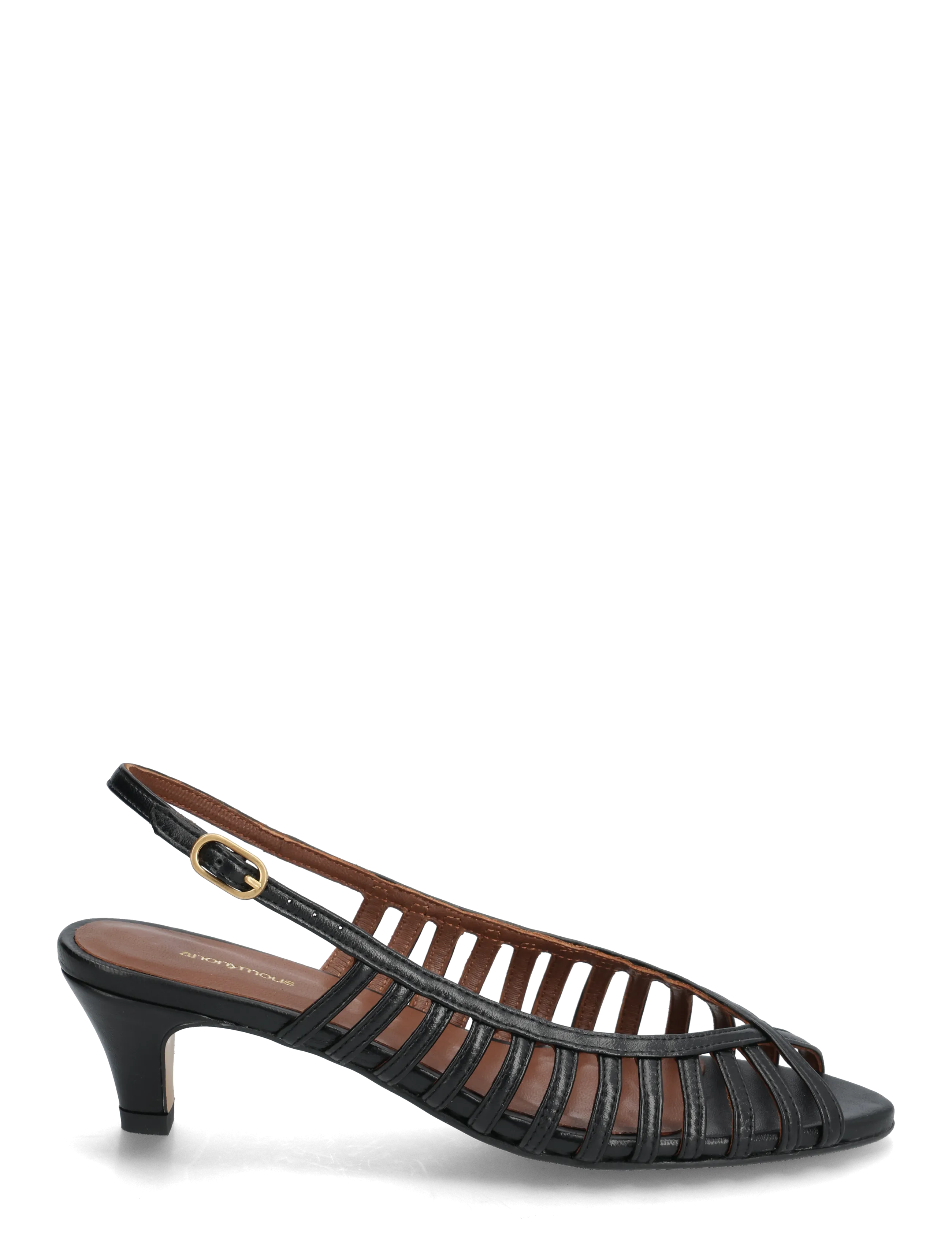 Anonymous Copenhagen - Carminho 40 stiletto - konfirmation - shiny lamb black - 1