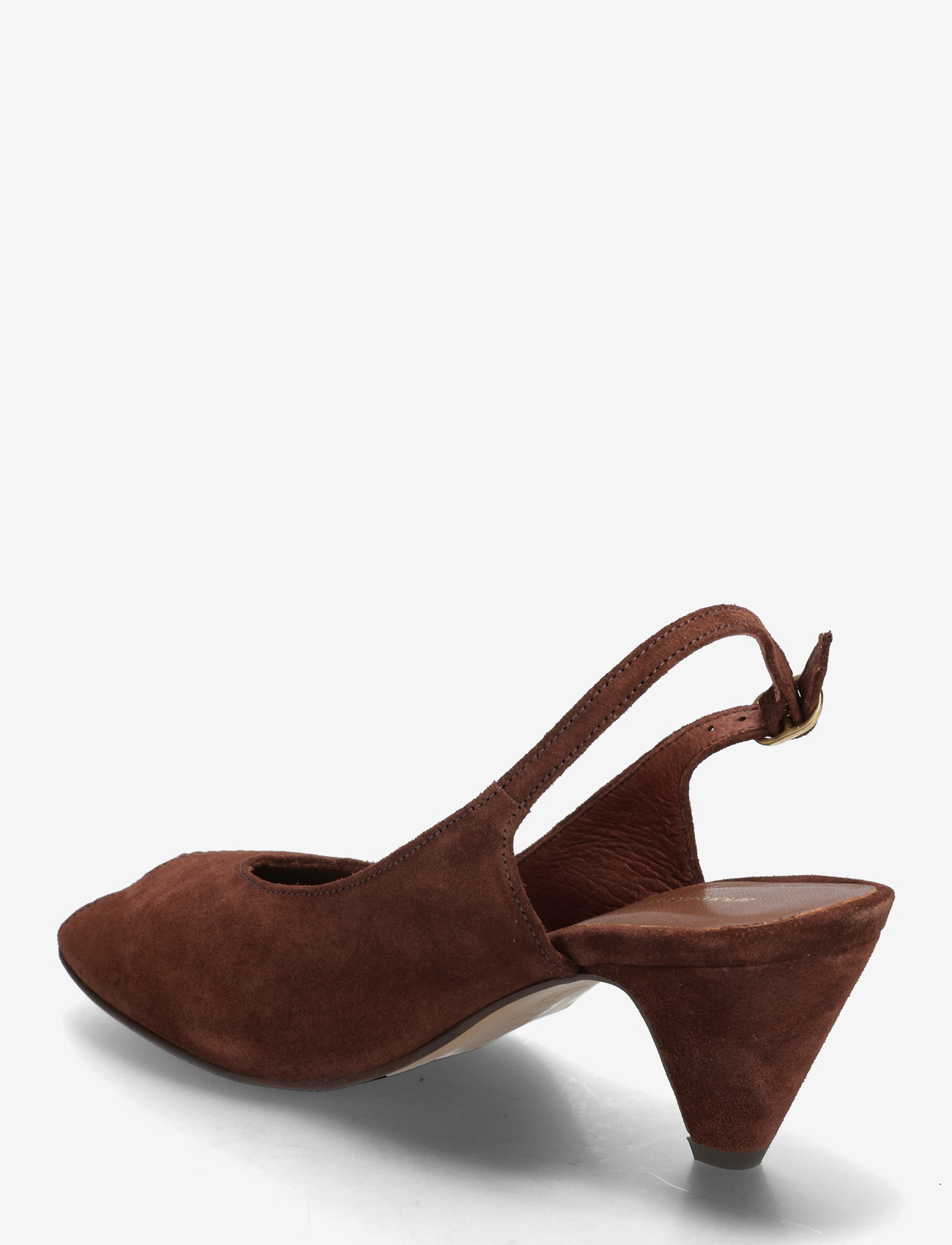 Anonymous Copenhagen - Cassandra 50 stiletto - högklackade slingbacks - calf suede chocolate - 2