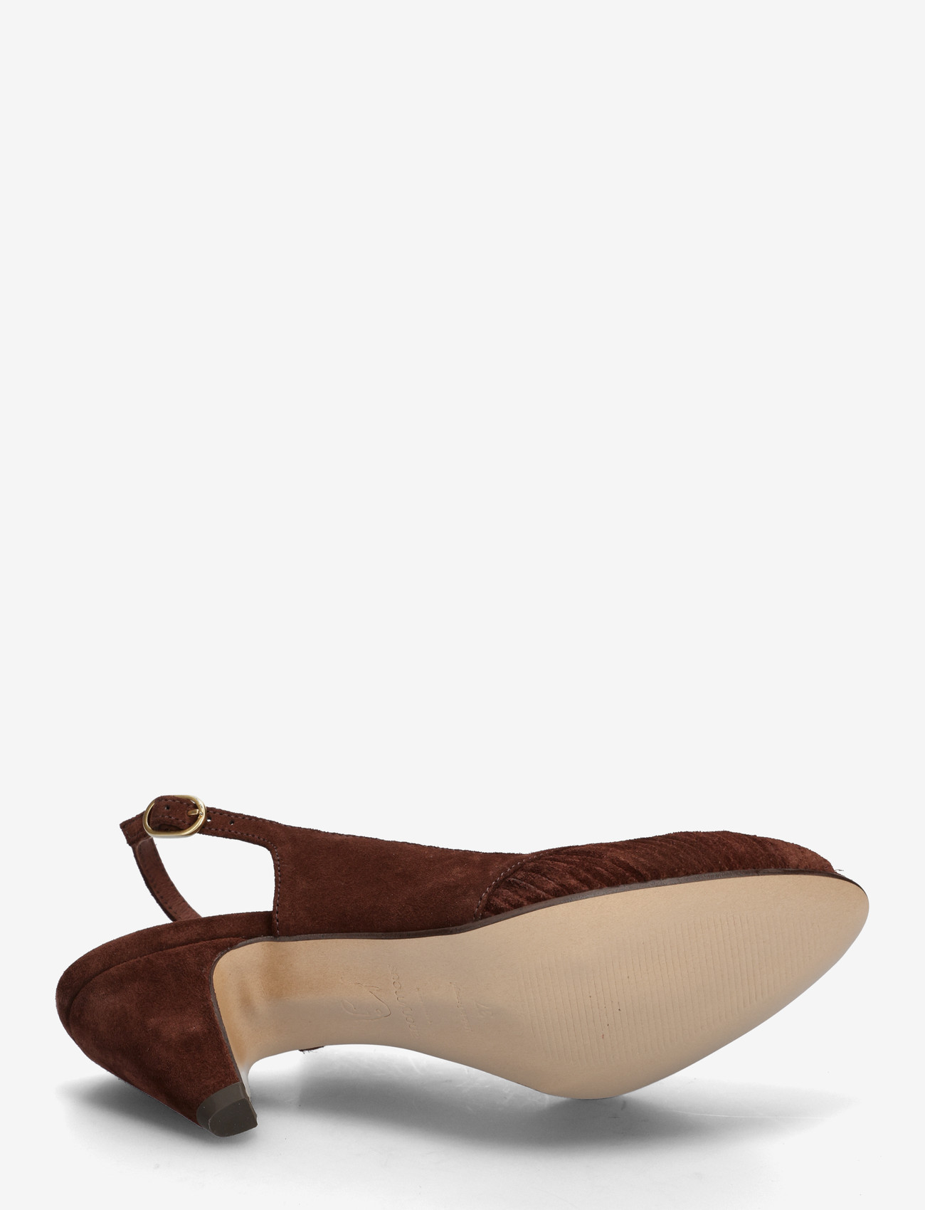 Anonymous Copenhagen - Cassandra 50 stiletto - högklackade slingbacks - calf suede chocolate - 4