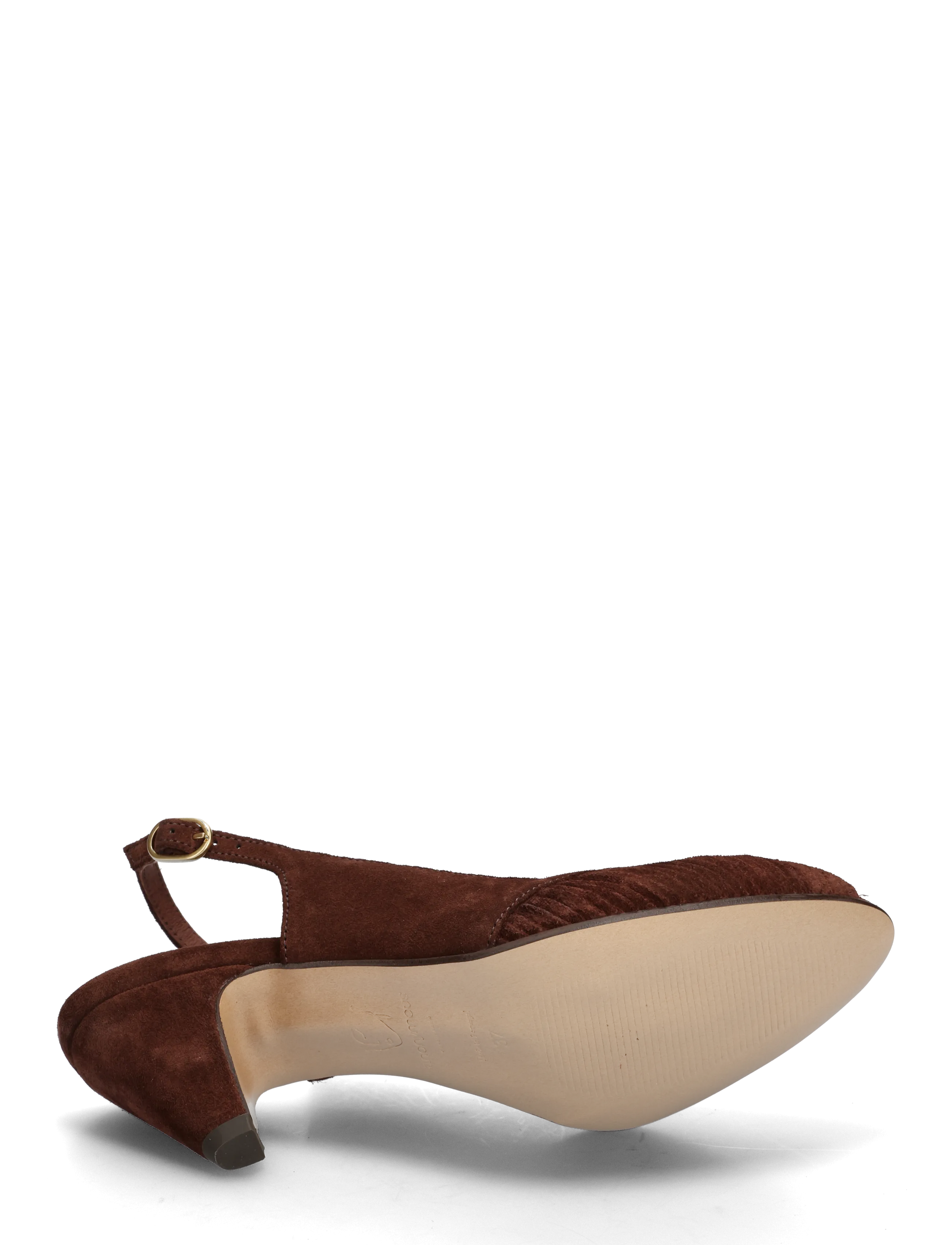 Anonymous Copenhagen - Cassandra 50 stiletto - slingbacks mit absatz - calf suede chocolate - 4