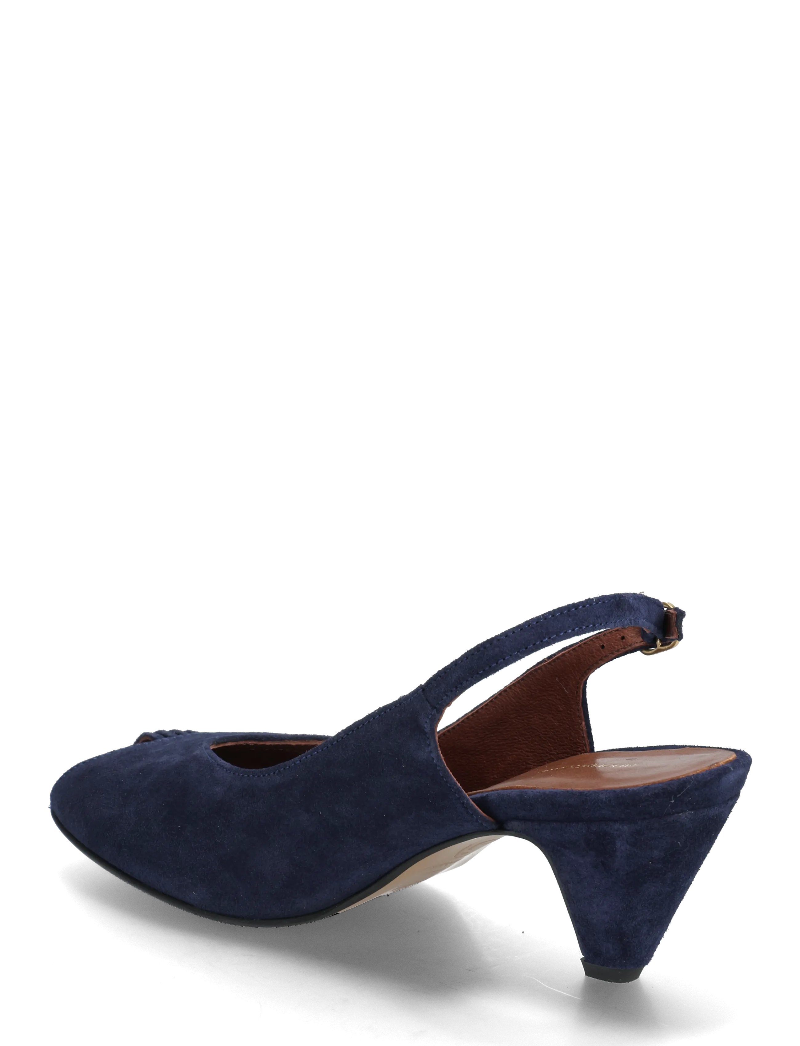 Anonymous Copenhagen - Cassandra 50 stiletto - slingbacks mit absatz - calf suede ink blue - 2