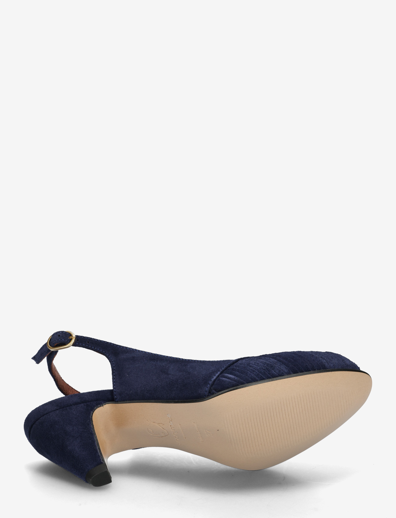 Anonymous Copenhagen - Cassandra 50 stiletto - högklackade slingbacks - calf suede ink blue - 4