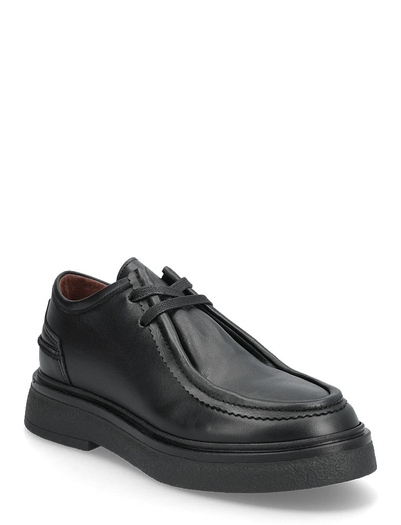 Anonymous Copenhagen - Chez flat platform - motetrender - soft calf & sole black & black - 0