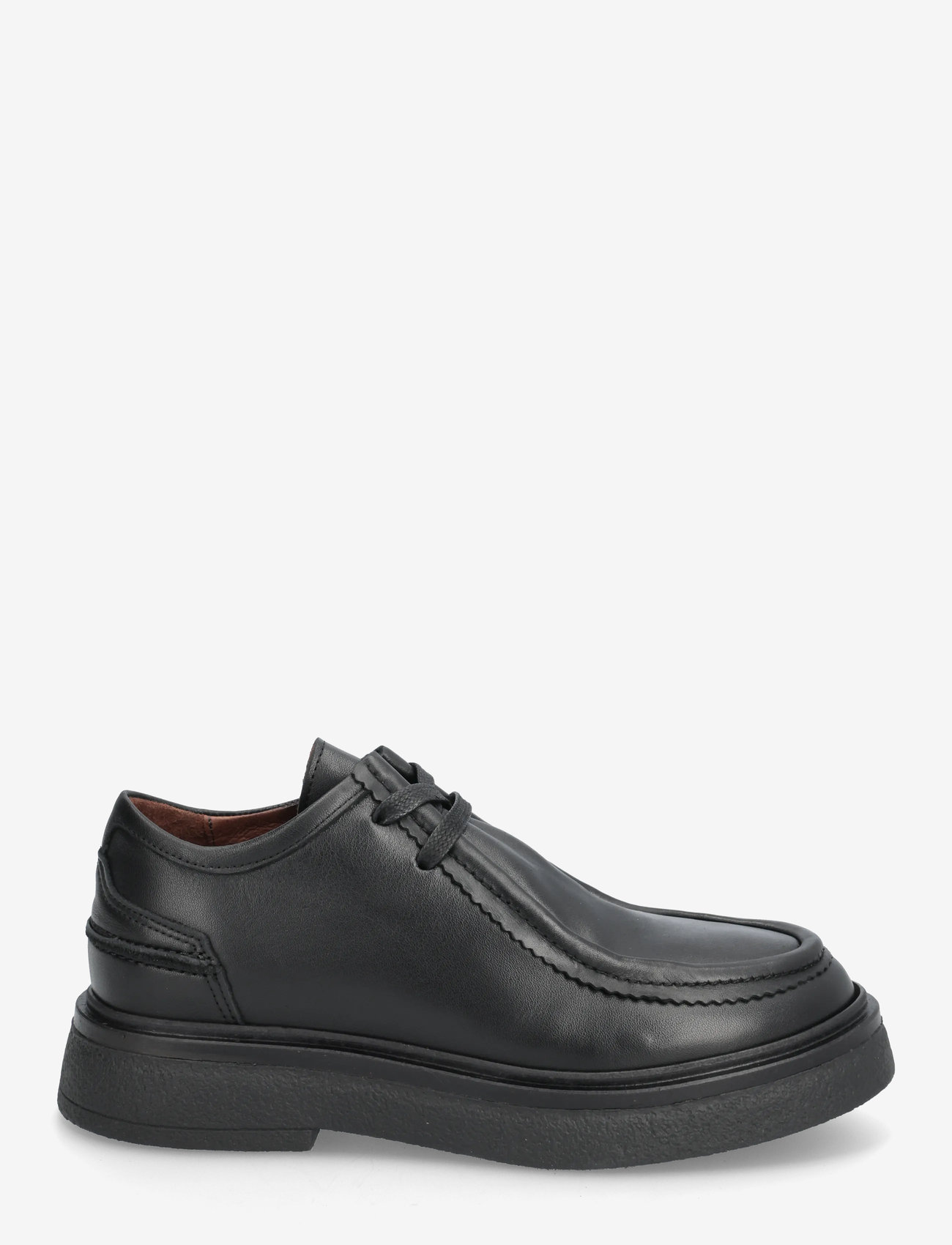 Anonymous Copenhagen - Chez flat platform - schnürschuhe - soft calf & sole black & black - 1