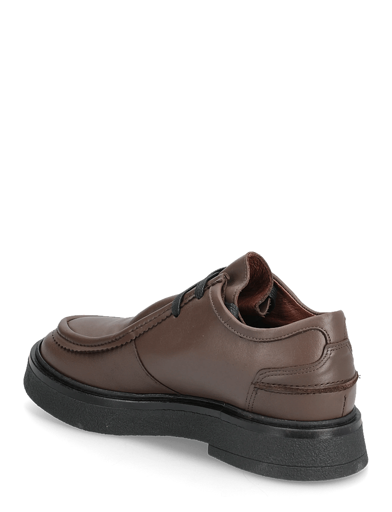 Anonymous Copenhagen - Chez flat platform - moetrendid - soft calf & sole dark taupe & black - 2