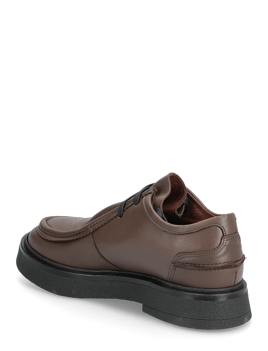 Anonymous Copenhagen - Chez flat platform - moetrendid - soft calf & sole dark taupe & black - 2