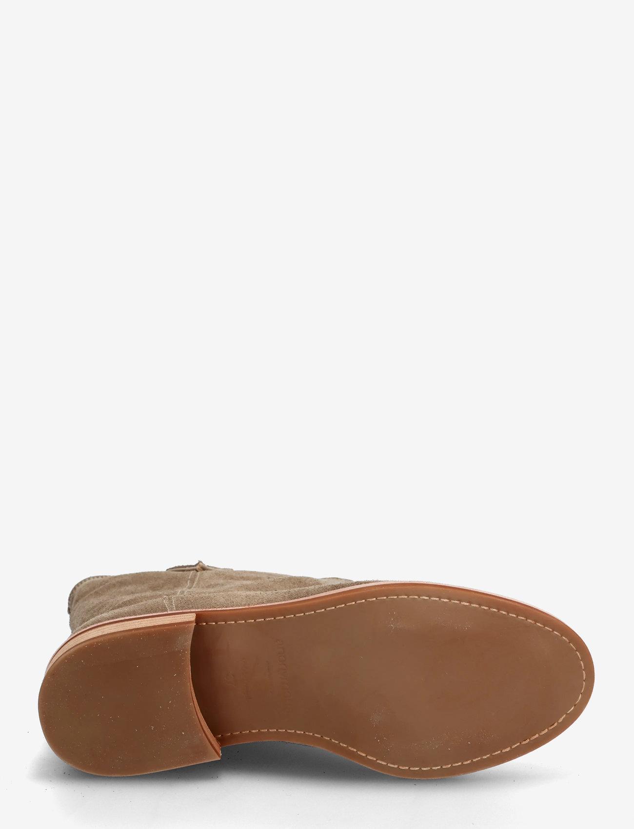 Anonymous Copenhagen - Claudia - flache stiefeletten - calf suede mushroom - 4