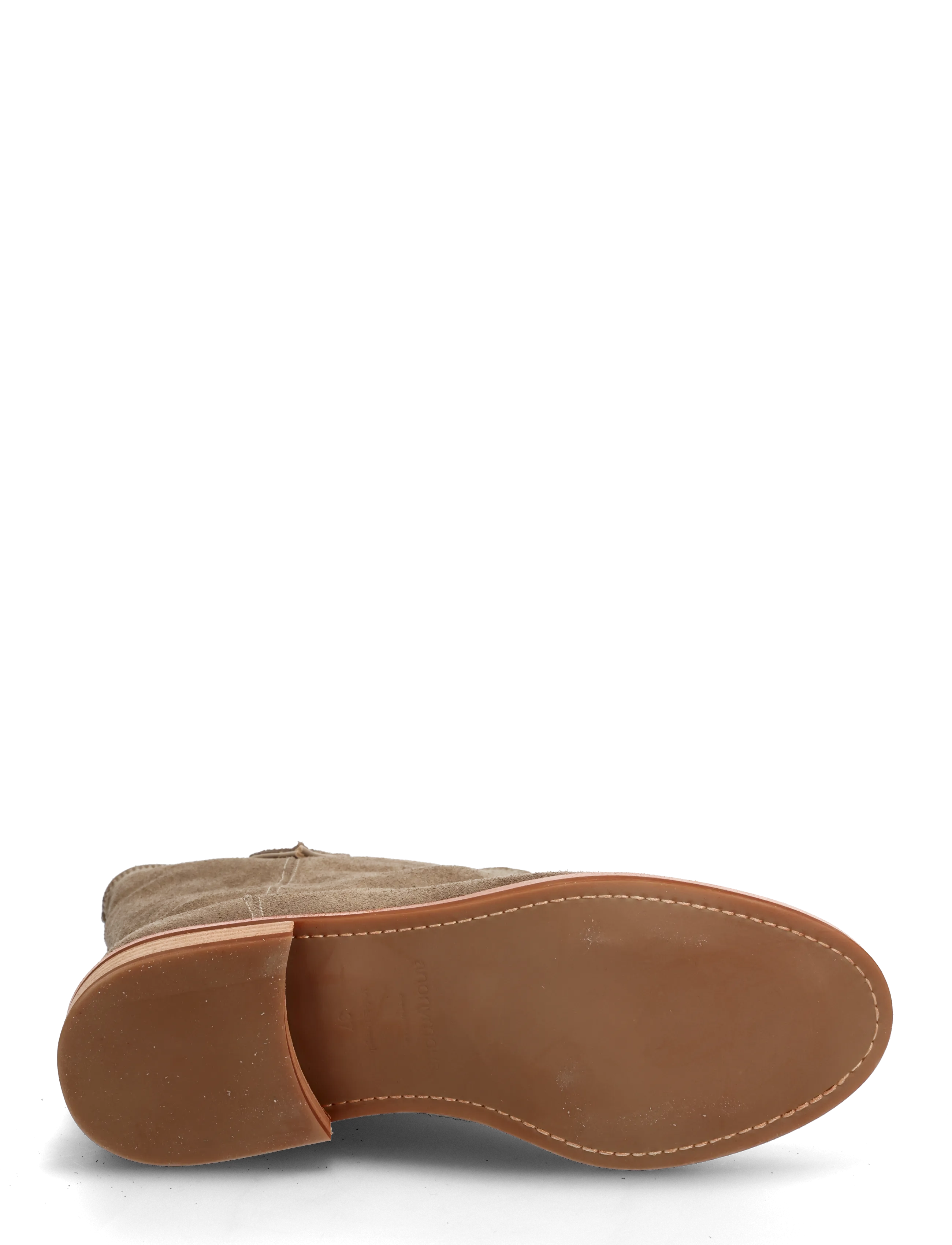 Anonymous Copenhagen - Claudia - platte enkellaarsjes - calf suede mushroom - 4