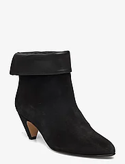 Anonymous Copenhagen - Eden 50 stiletto - high heel - calf suede & shiny lamb black - 0