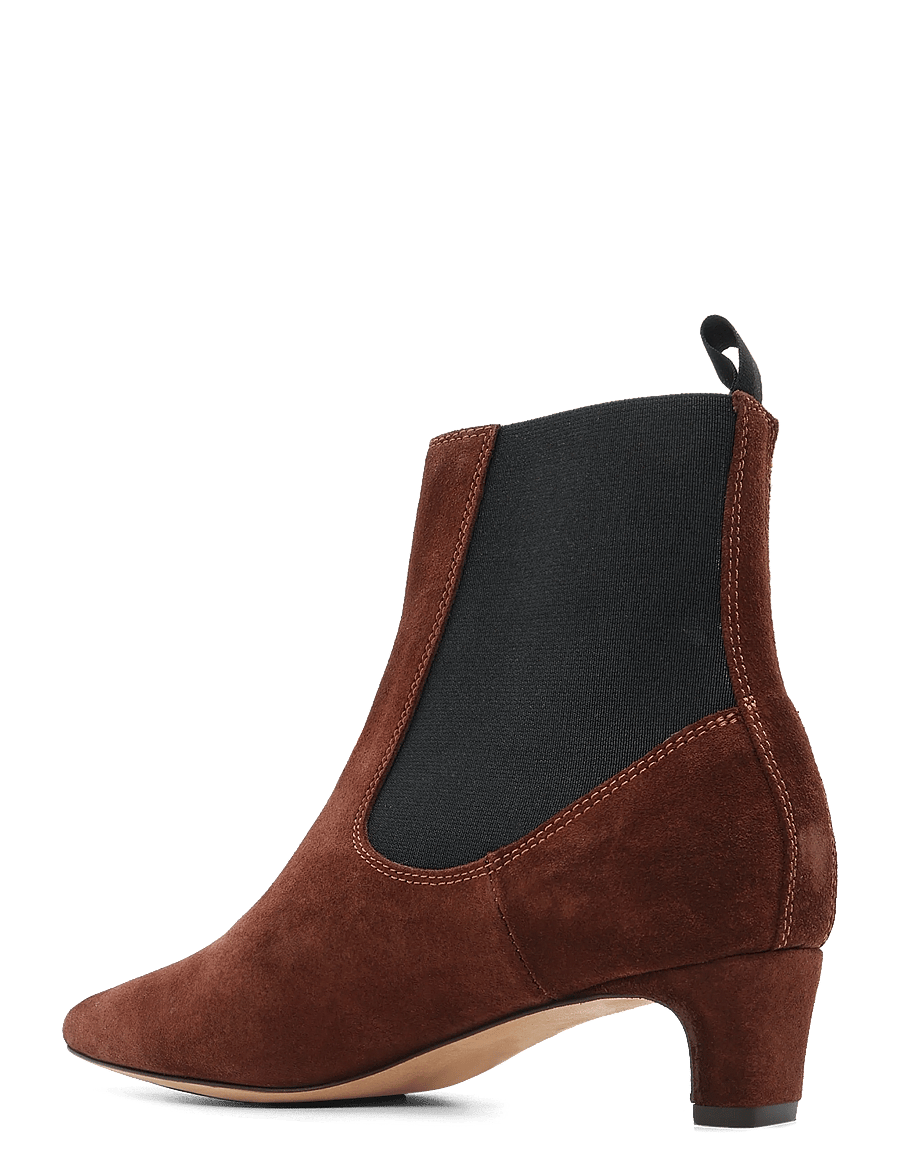 Anonymous Copenhagen - Gaby 40 - kontsaga poolsaapad - calf suede chocolate - 1