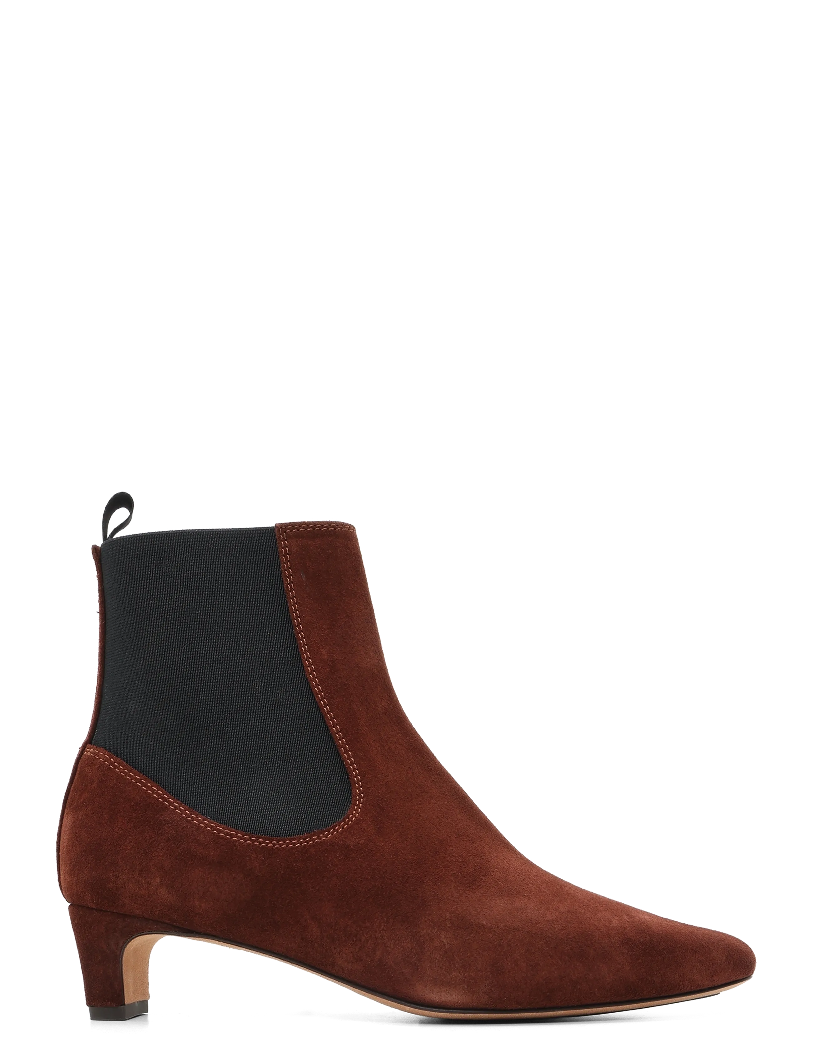 Anonymous Copenhagen - Gaby 40 - kontsaga poolsaapad - calf suede chocolate - 2