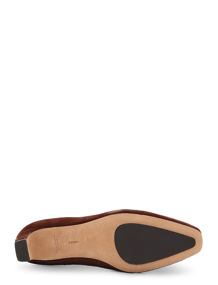 Anonymous Copenhagen - Gaby 40 - kontsaga poolsaapad - calf suede chocolate - 4