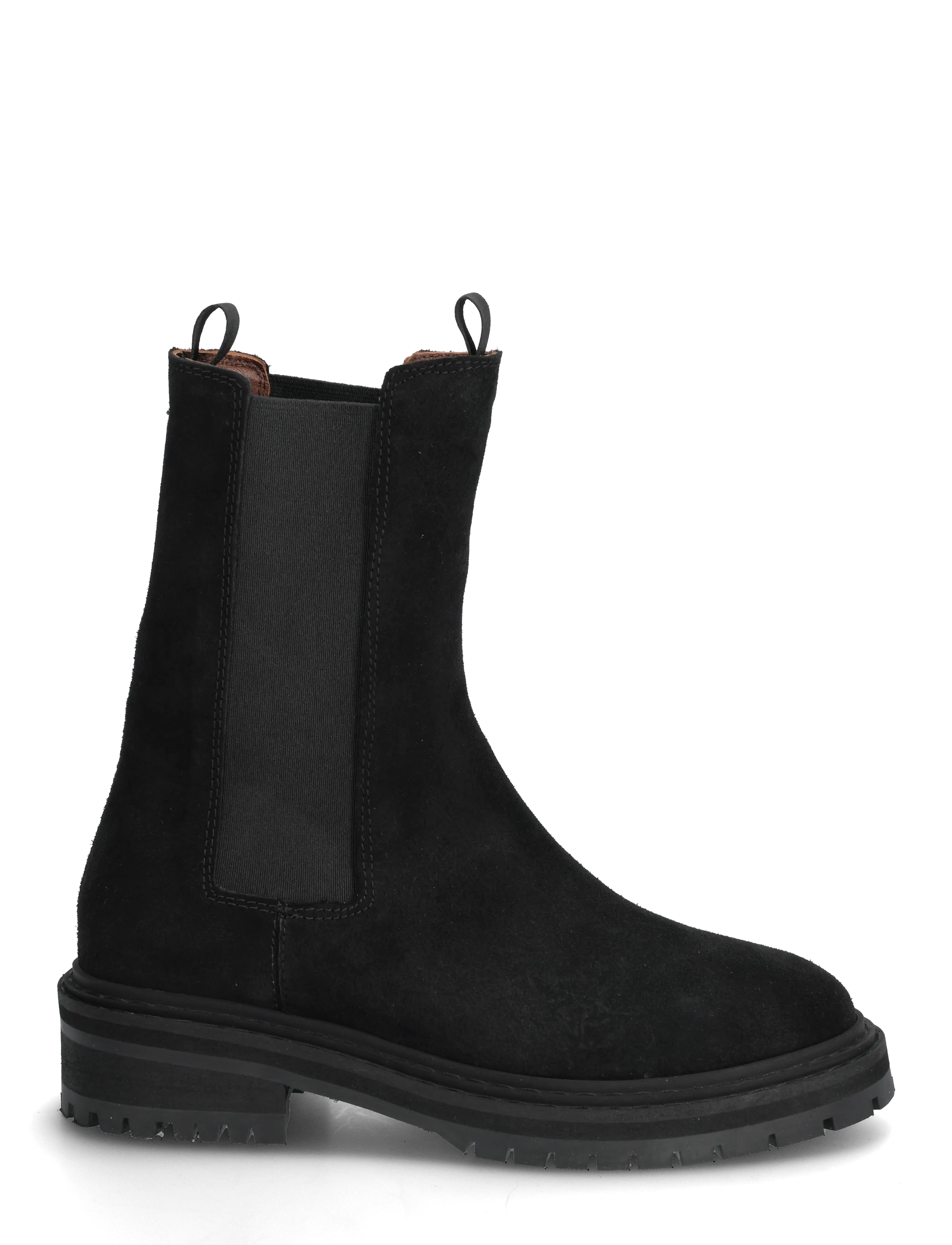 Anonymous Copenhagen - Haily high cut - flade ankelstøvler - calf suede black - 1