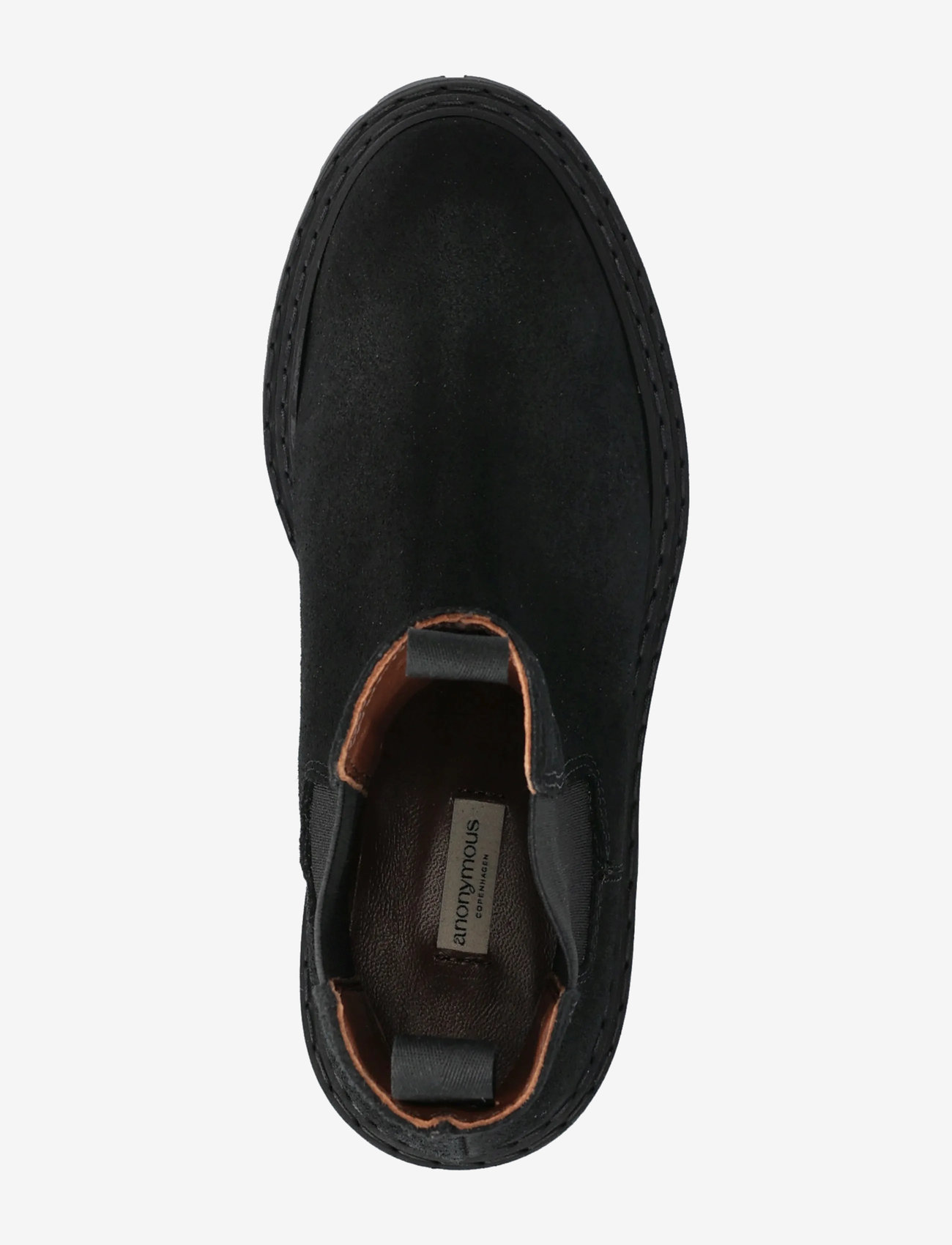 Anonymous Copenhagen - Haily high cut - flade ankelstøvler - calf suede black - 3