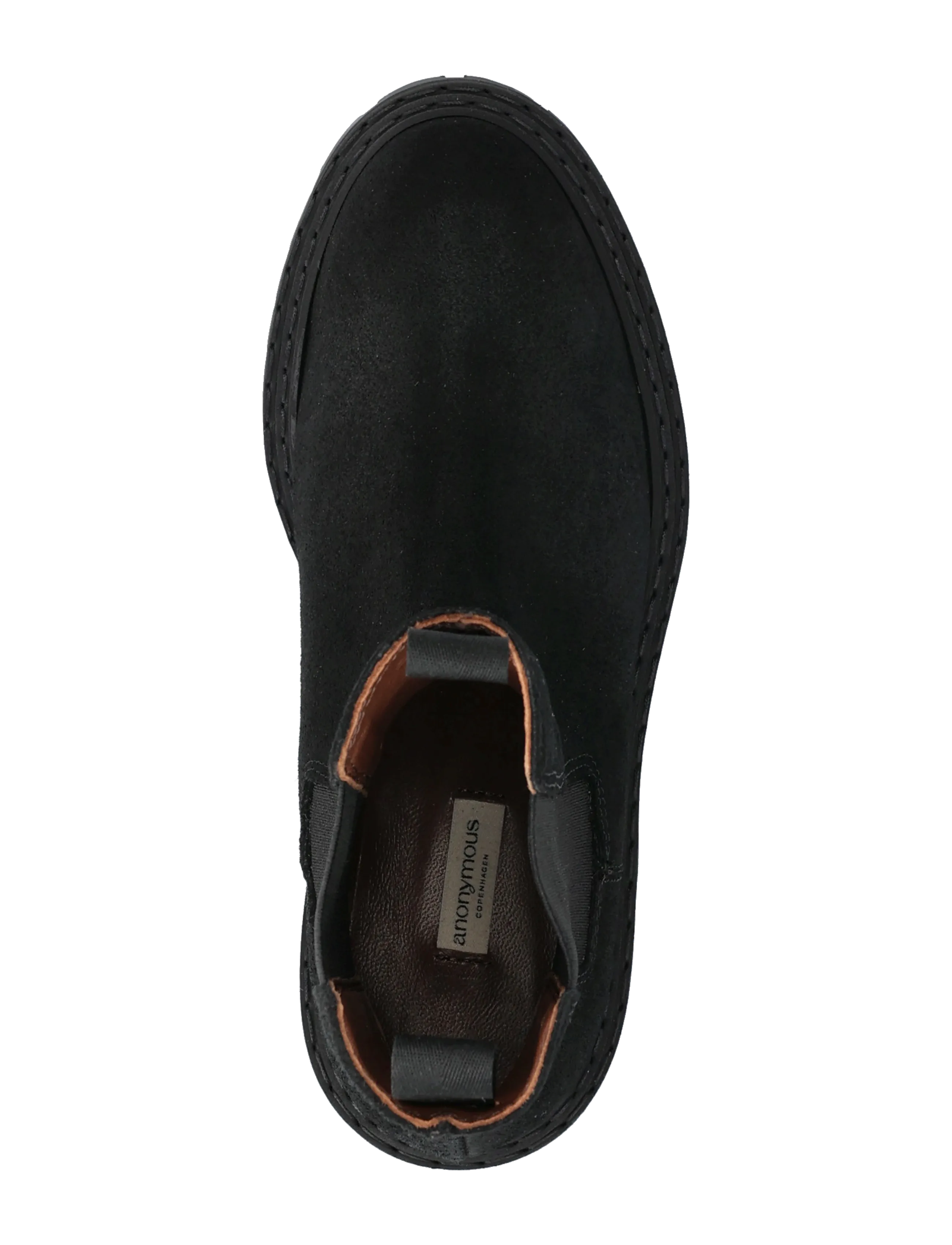 Anonymous Copenhagen - Haily high cut - flade ankelstøvler - calf suede black - 3