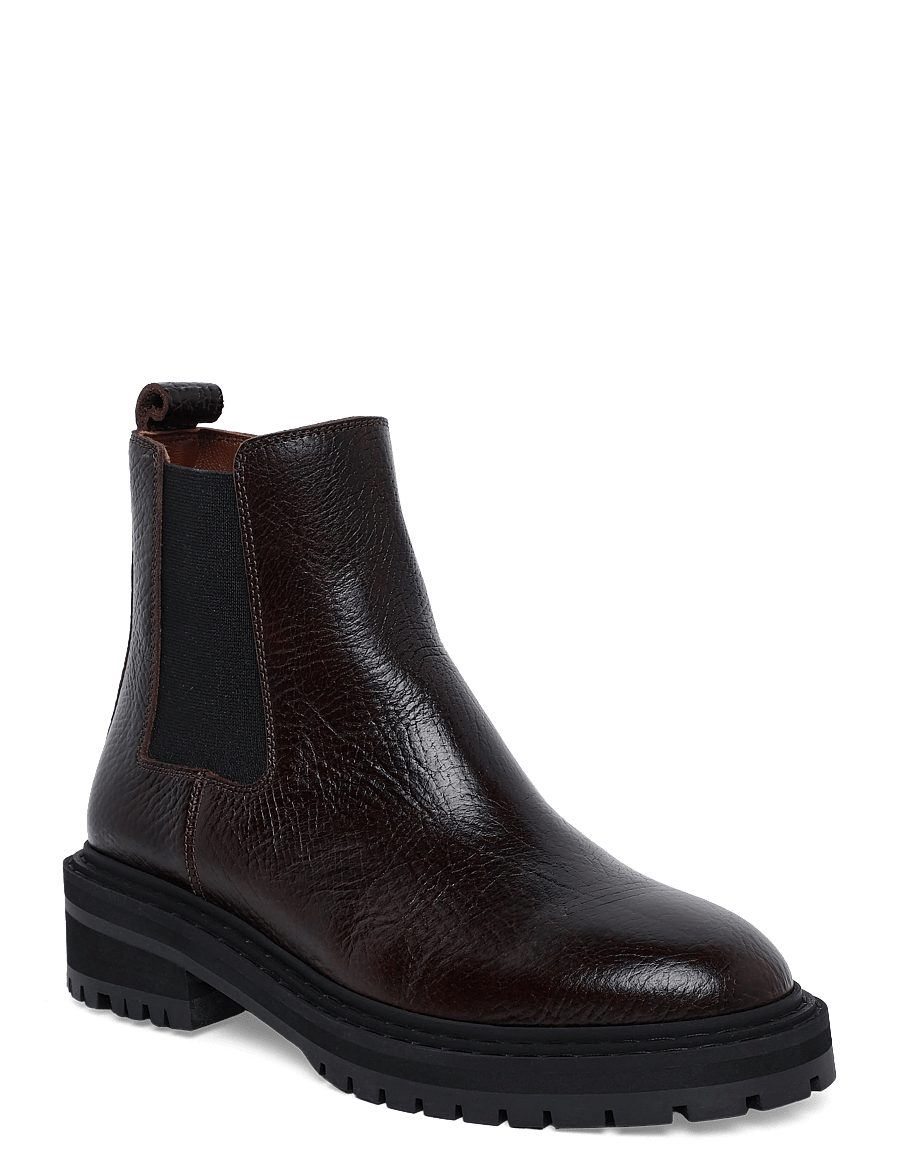 Anonymous Copenhagen - Haily low cut - chelsea boots - natural heavy grain cow chocolate - 0