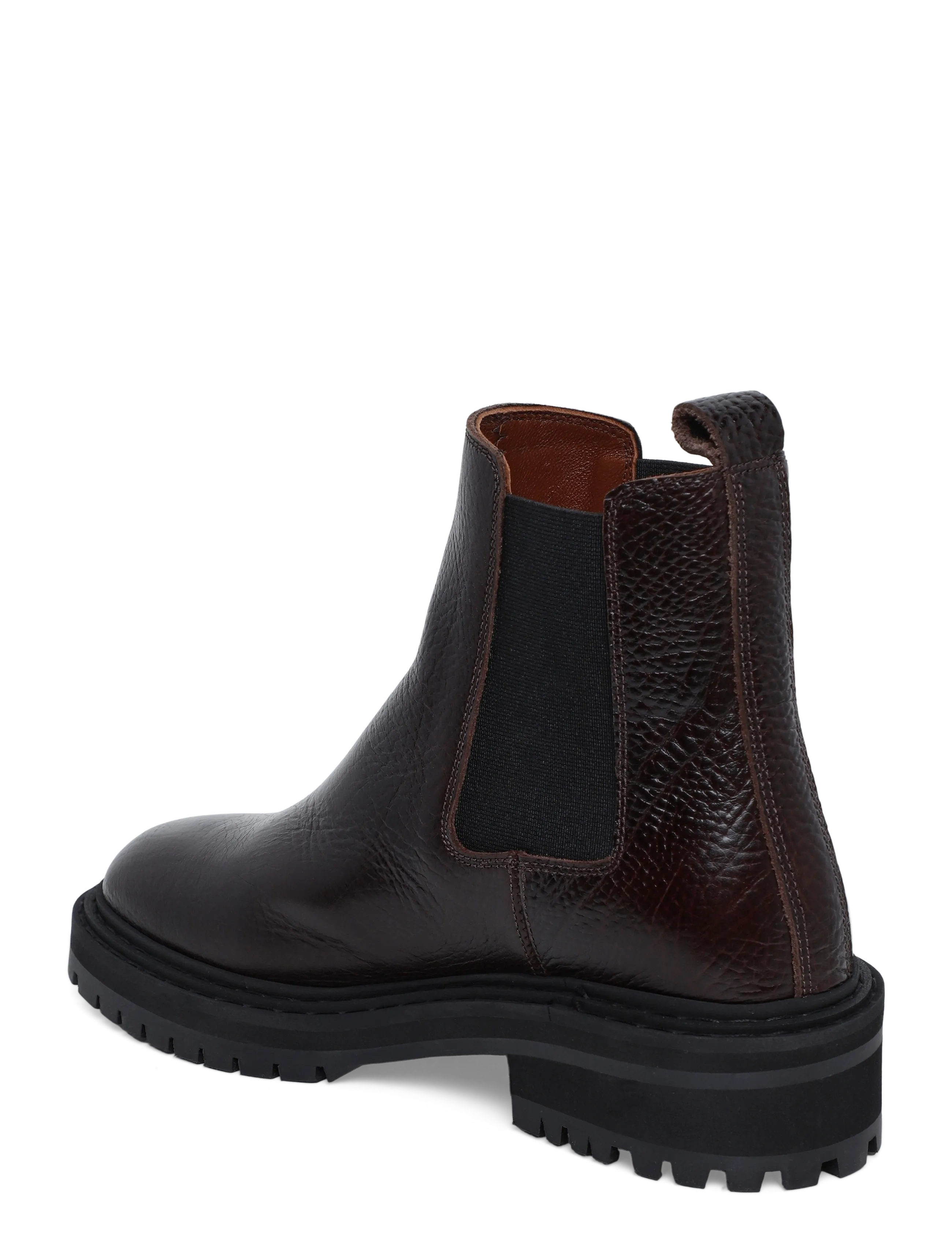 Anonymous Copenhagen - Haily low cut - chelsea boots - natural heavy grain cow chocolate - 1