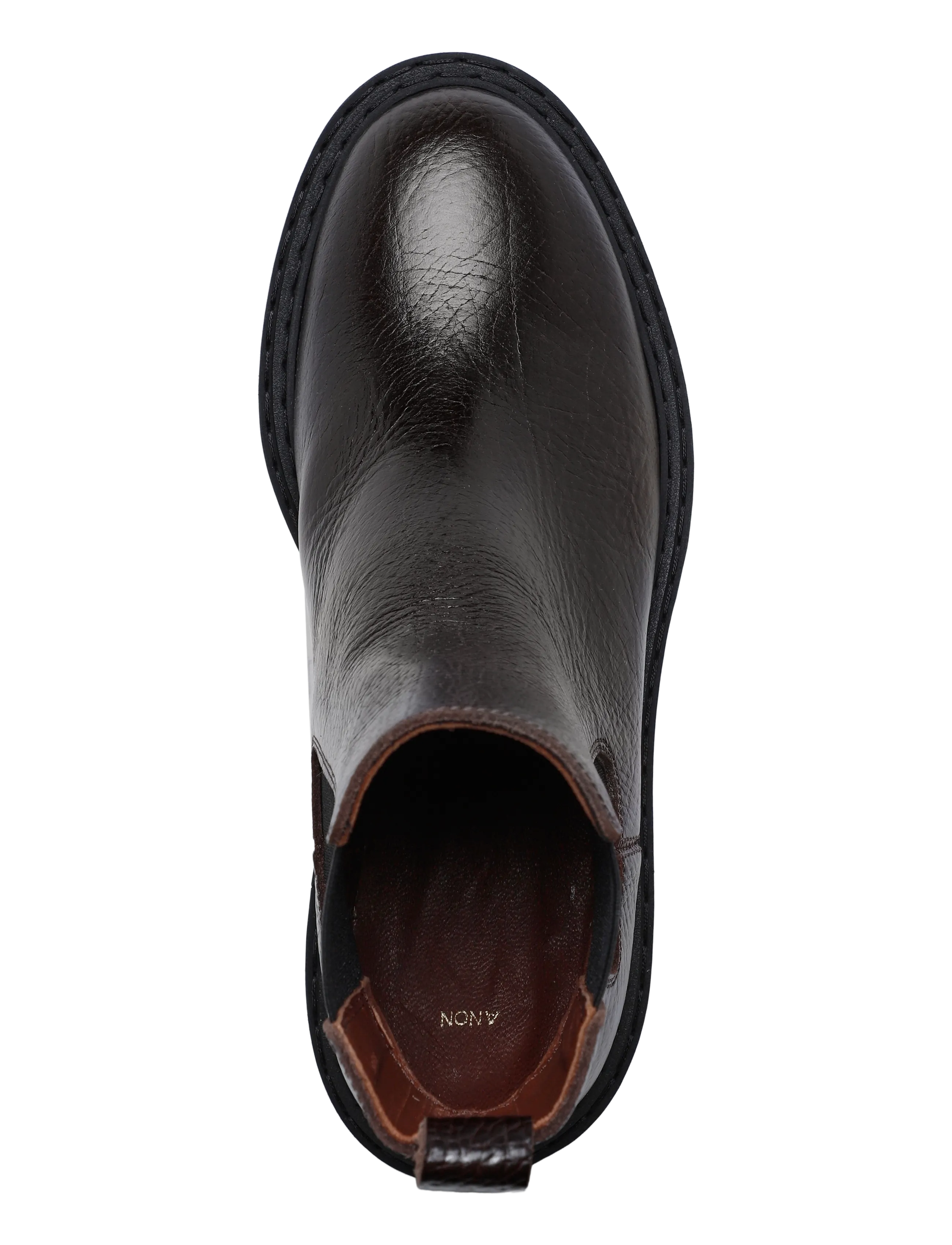 Anonymous Copenhagen - Haily low cut - chelsea boots - natural heavy grain cow chocolate - 3