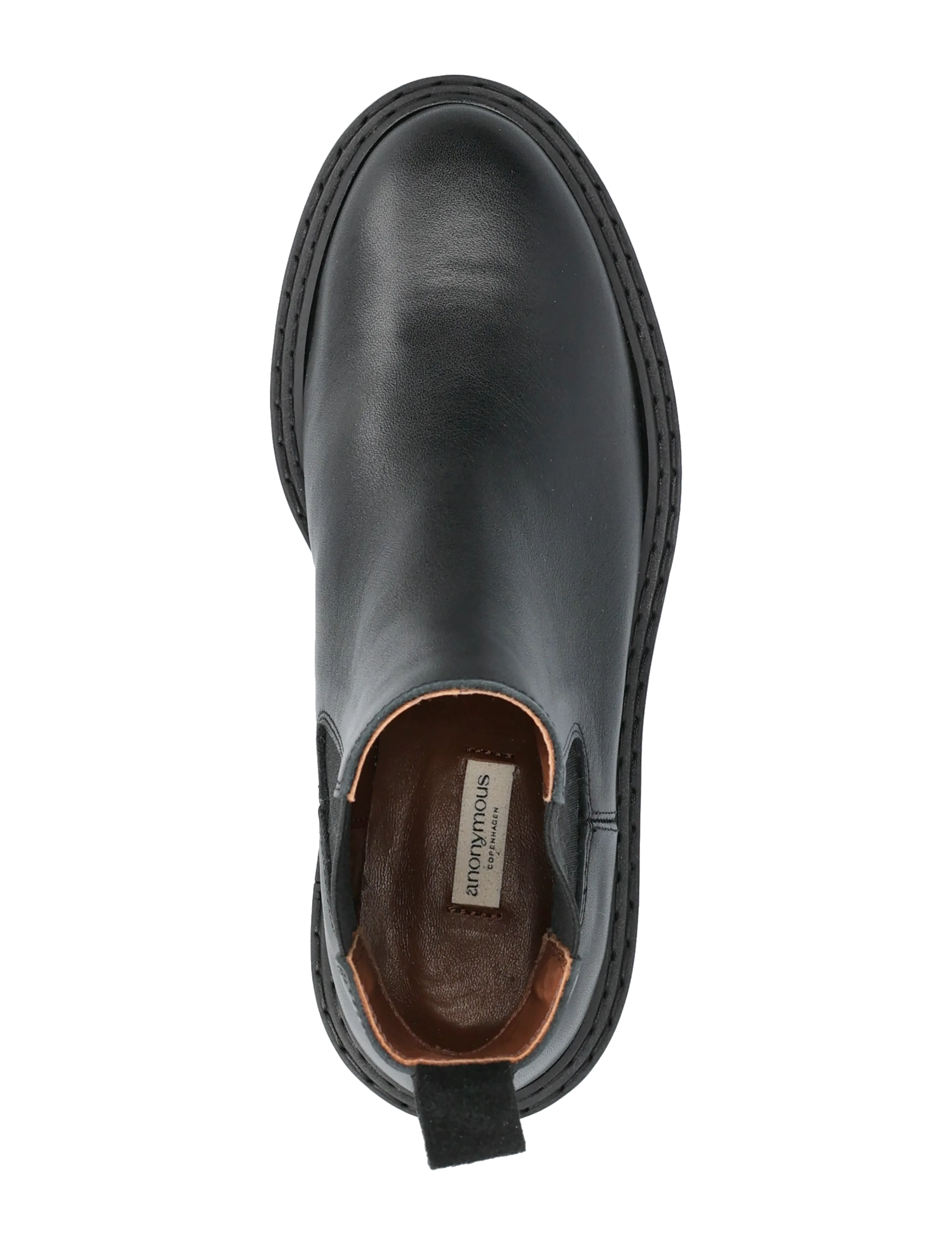Anonymous Copenhagen - Haily low cut - chelsea stila zābaki - soft calf black - 3