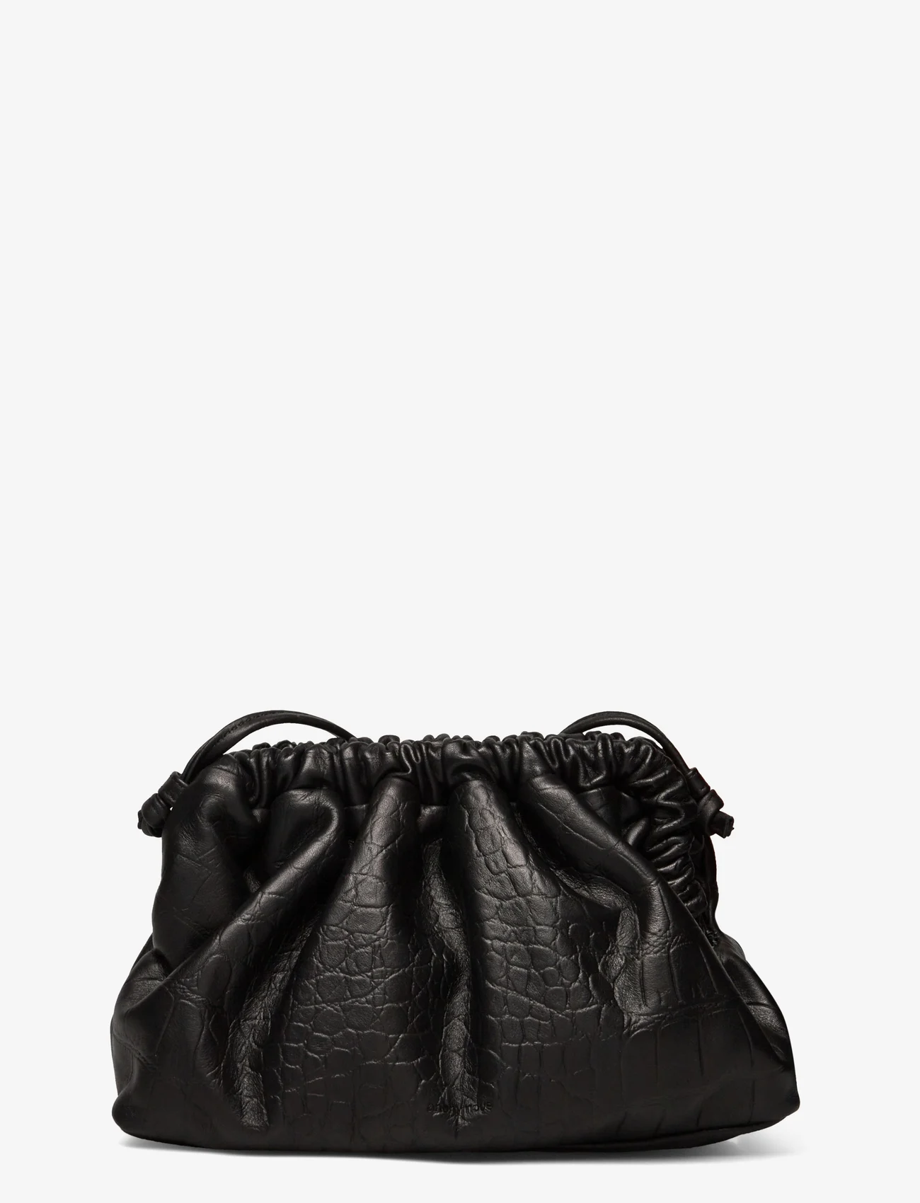 Anonymous Copenhagen - Hally petite cloud bag - party wear at outlet prices - croco calf black - 1