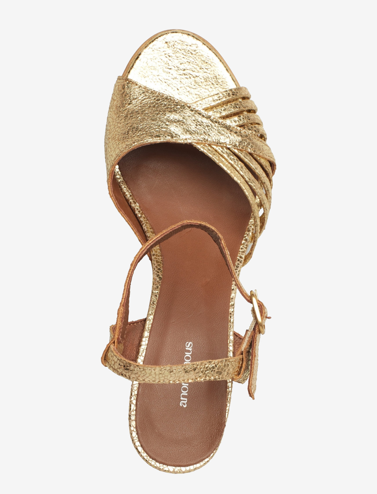 Anonymous Copenhagen - Hermine - sandaletten - crackled metallic goat gold - 4
