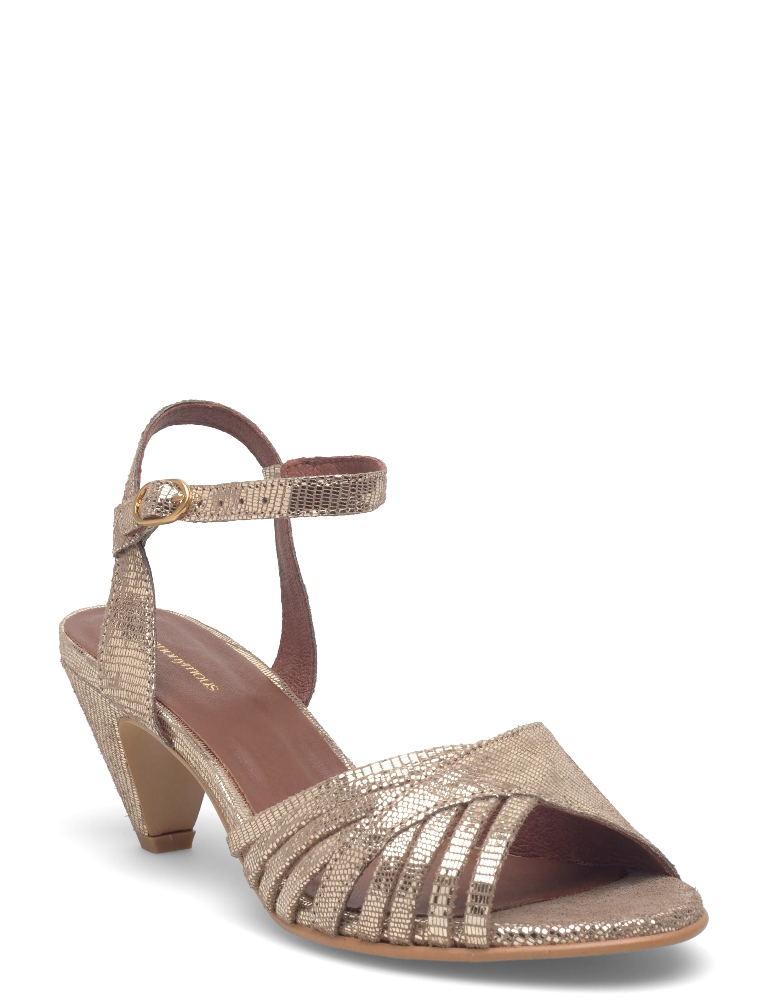 Anonymous Copenhagen Hermine, 39, Heels, Gold - Heeled Sandals, Frauen