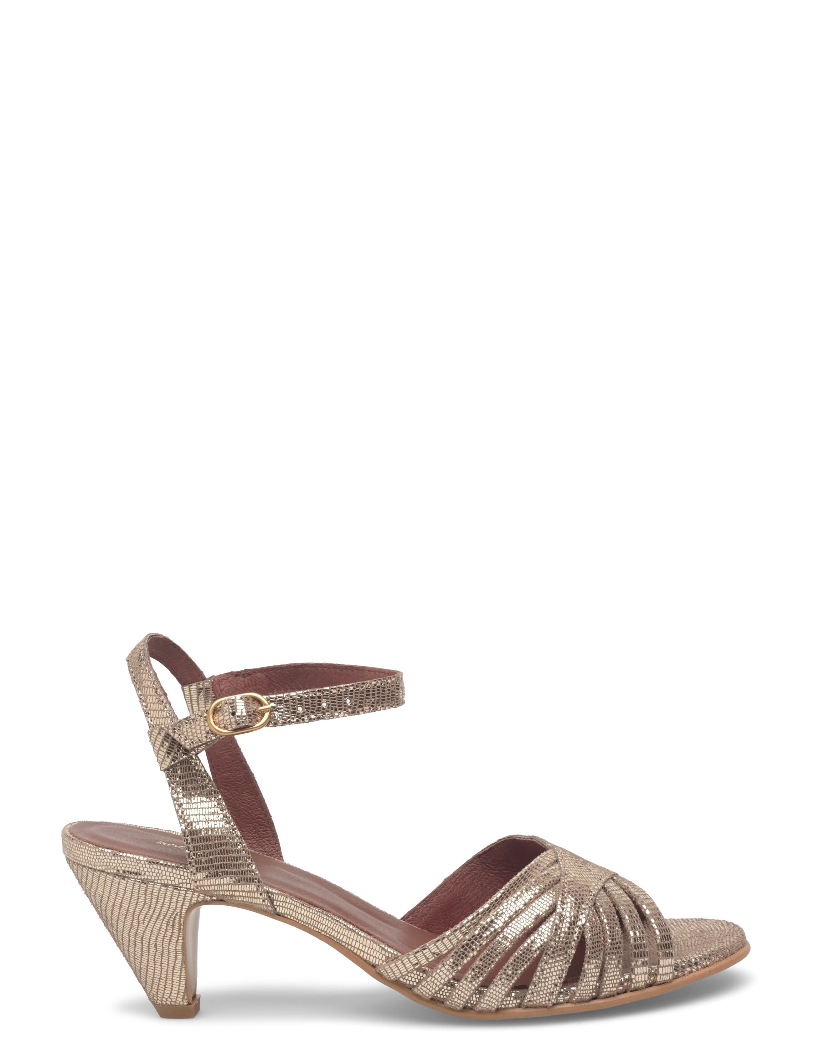 Anonymous Copenhagen - Hermine - pumps - lizard metallic goat vintage champagne - 1