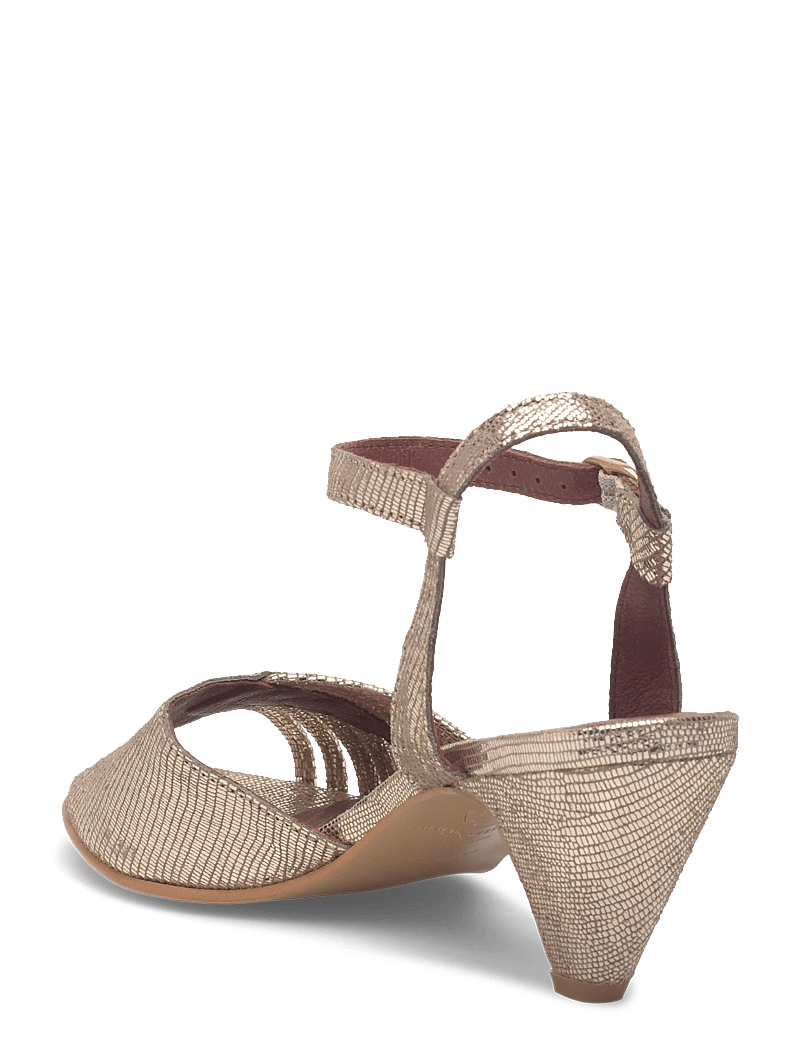 Anonymous Copenhagen - Hermine - pumps - lizard metallic goat vintage champagne - 2