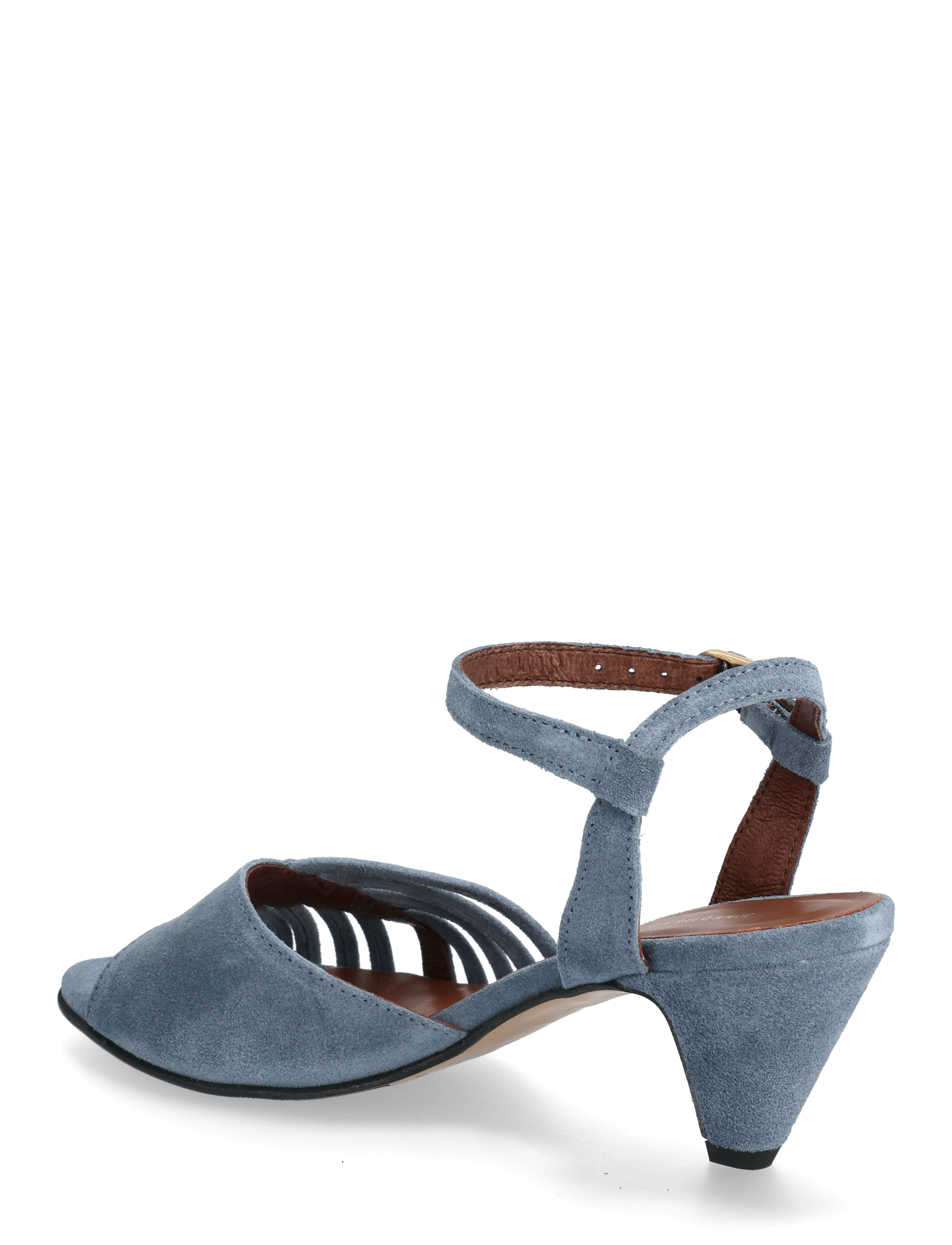 Anonymous Copenhagen - Hermine - festtøj til outletpriser - calf suede denim blue - 2