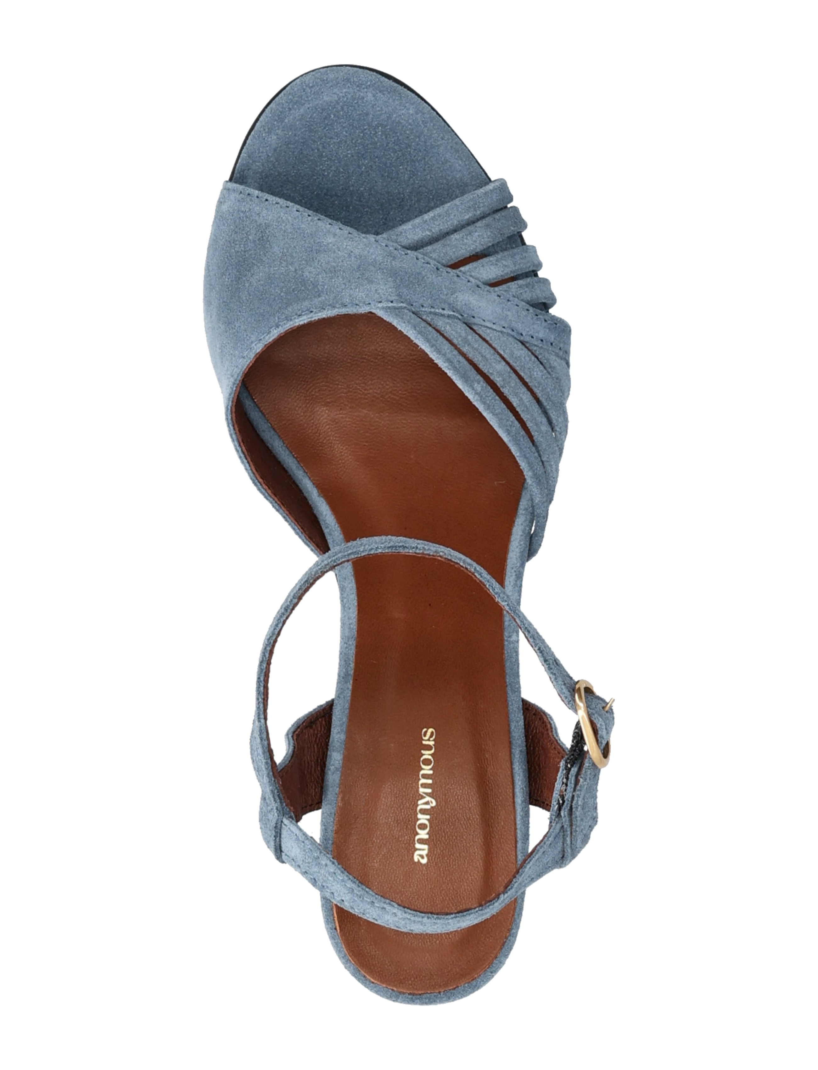 Anonymous Copenhagen - Hermine - festtøj til outletpriser - calf suede denim blue - 3
