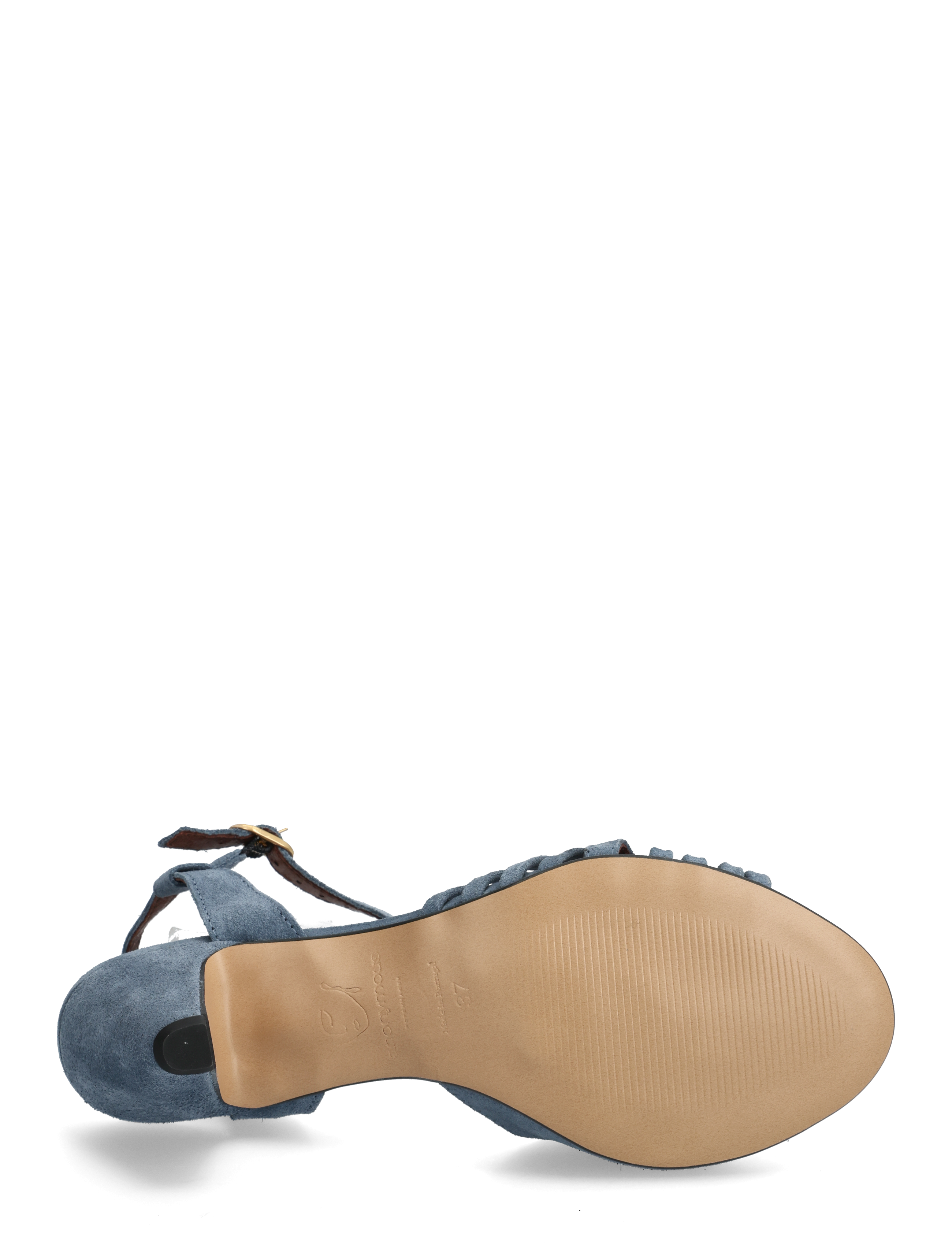 Anonymous Copenhagen - Hermine - festtøj til outletpriser - calf suede denim blue - 4