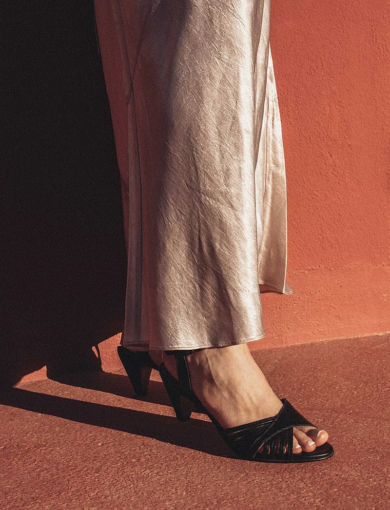 Anonymous Copenhagen - Hermine - sandaletten - shiny lamb black - 0