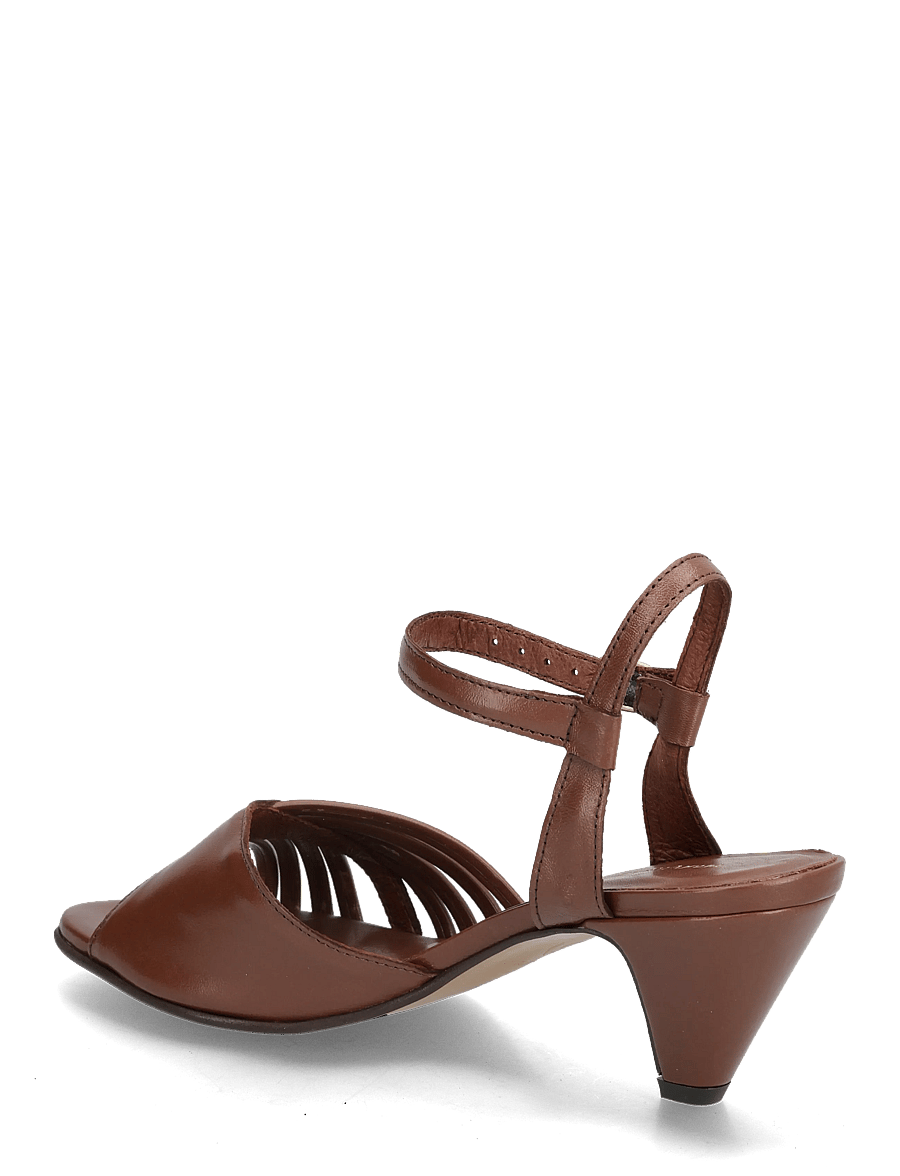 Anonymous Copenhagen - Hermine - heeled sandals - shiny lamb chocolate - 2